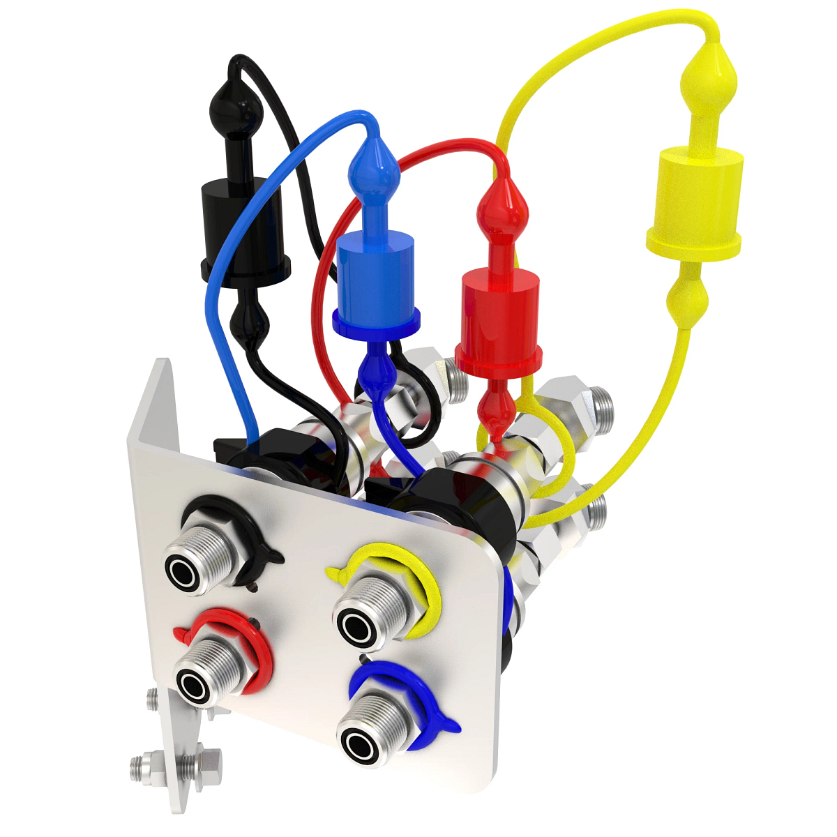 John Deere Two Function Hydraulic Quick-Connect Coupler and Bracket Attachment - BXX10027