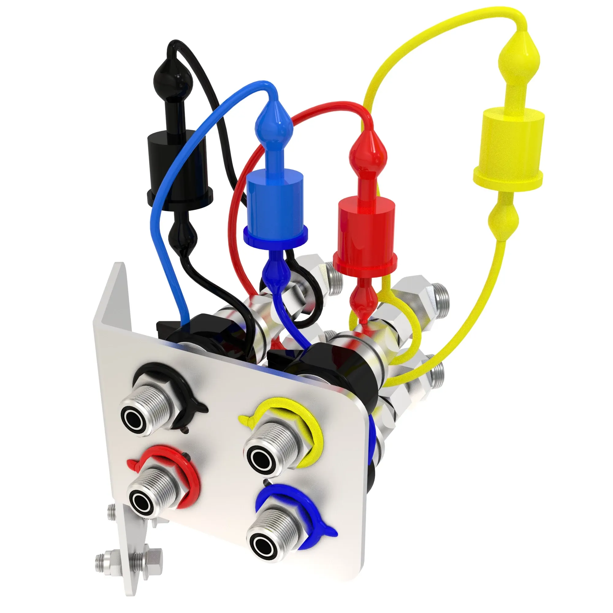 John Deere Two Function Hydraulic Quick-Connect Coupler and Bracket Attachment - BXX10027