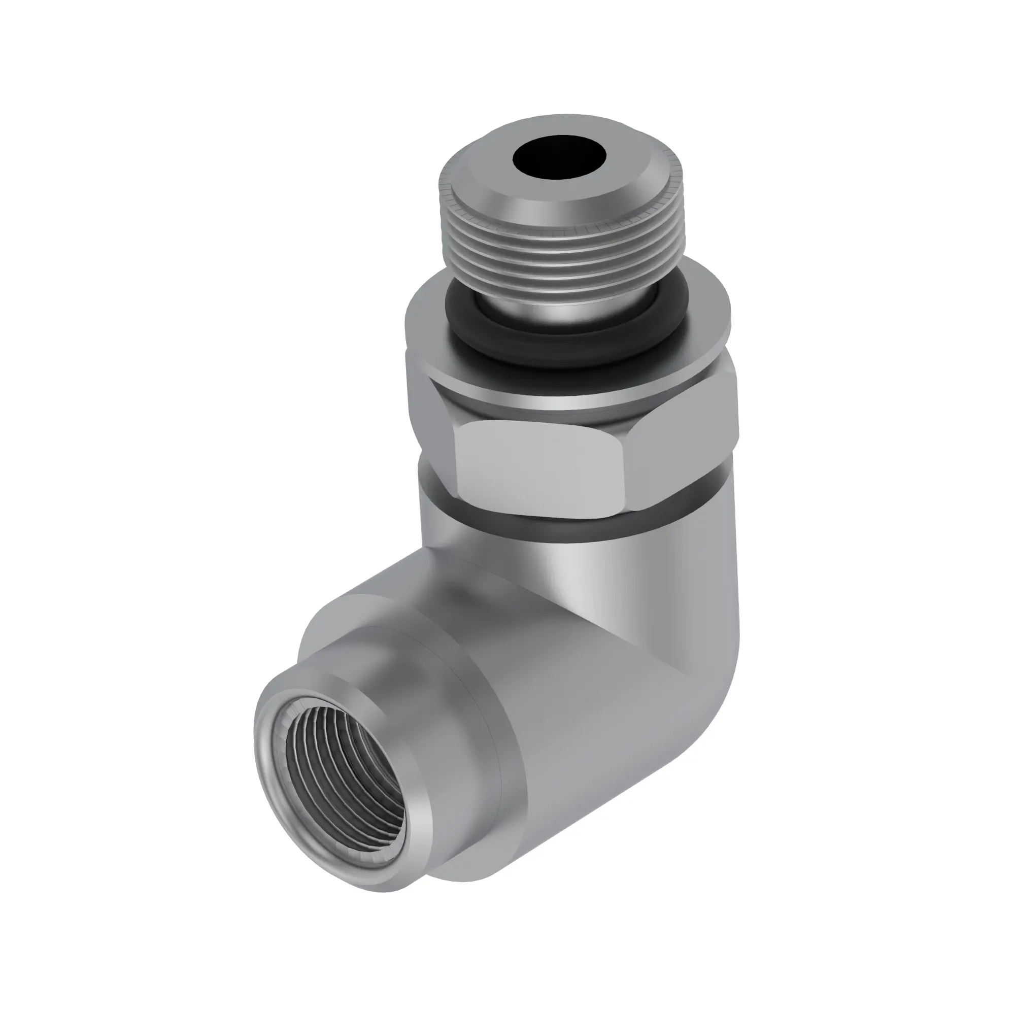 ELBOW FITTING, 3/8 FLEX X M14 ADJ S