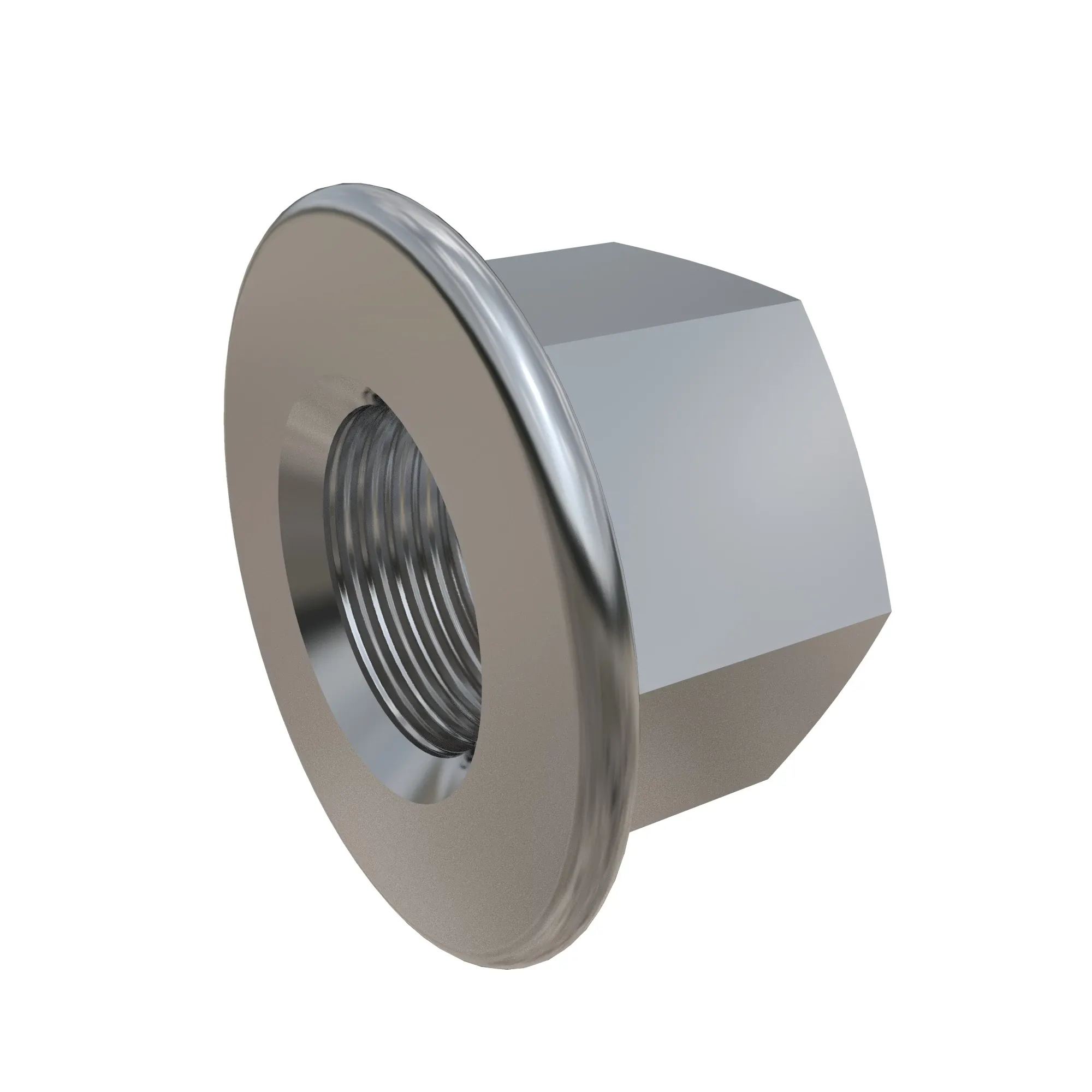 NUT, METRIC, HEX FL, SELF LOCKING