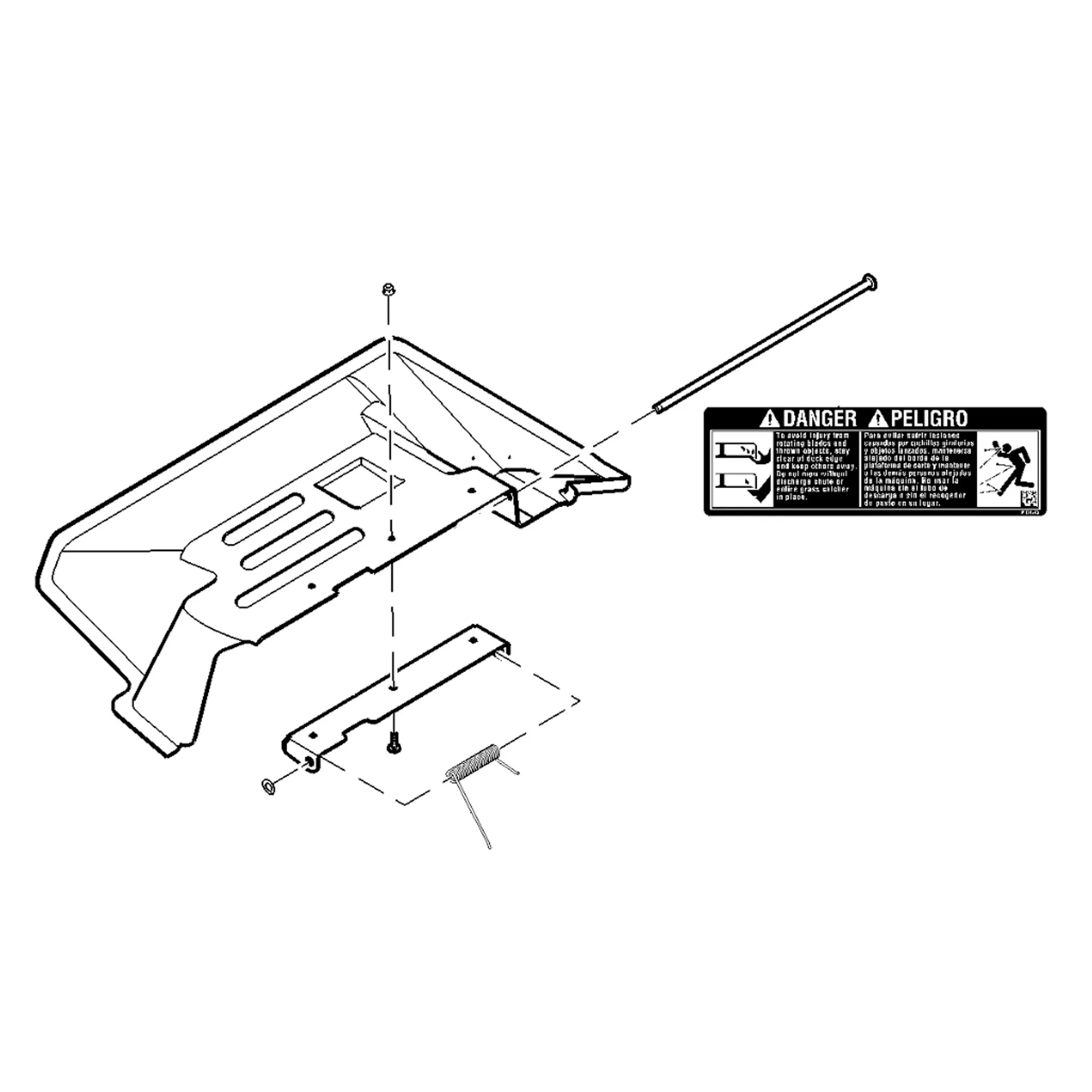 John Deere Discharge Chute Kit - TCA23484