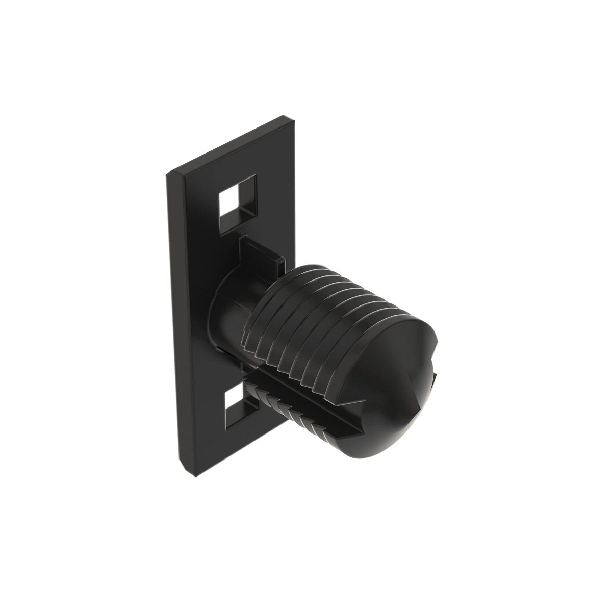 Accy Itw Deltar Clip Blk Nylon