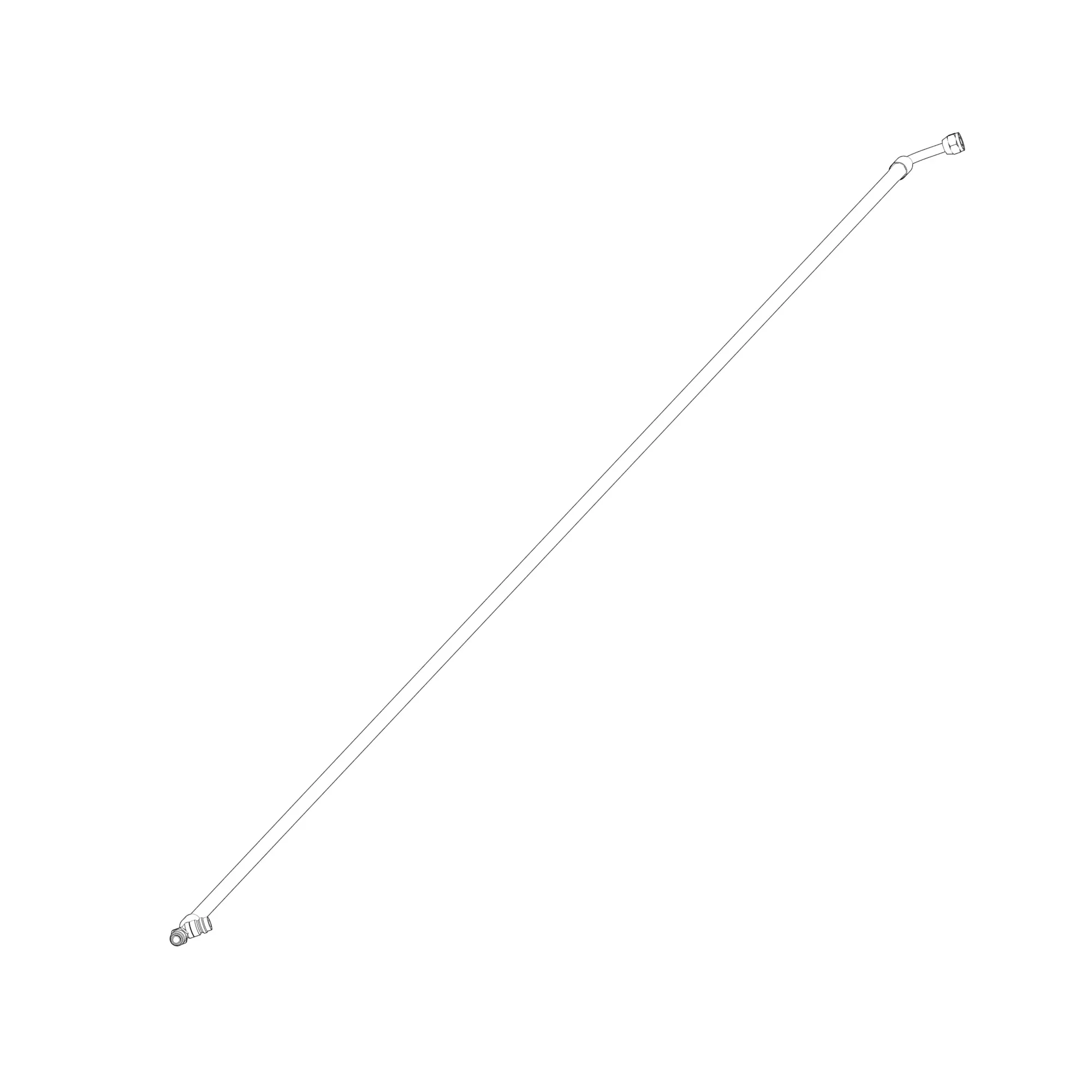 AC Hose return line, 6.8L Narrow