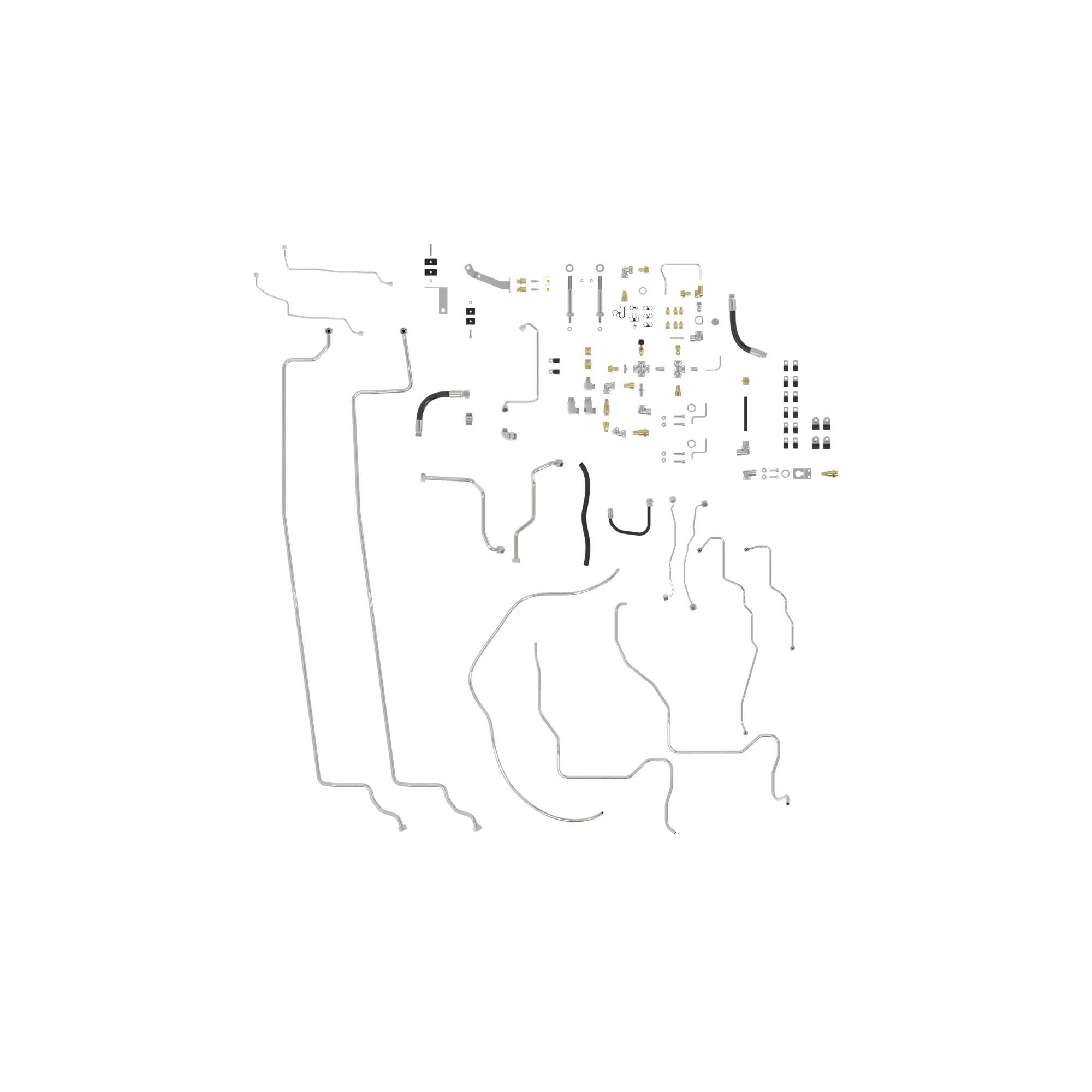 BL16620; Brake Line; Brake Line for Supply and Bleeding plus Bracket; MHM1894; 8751