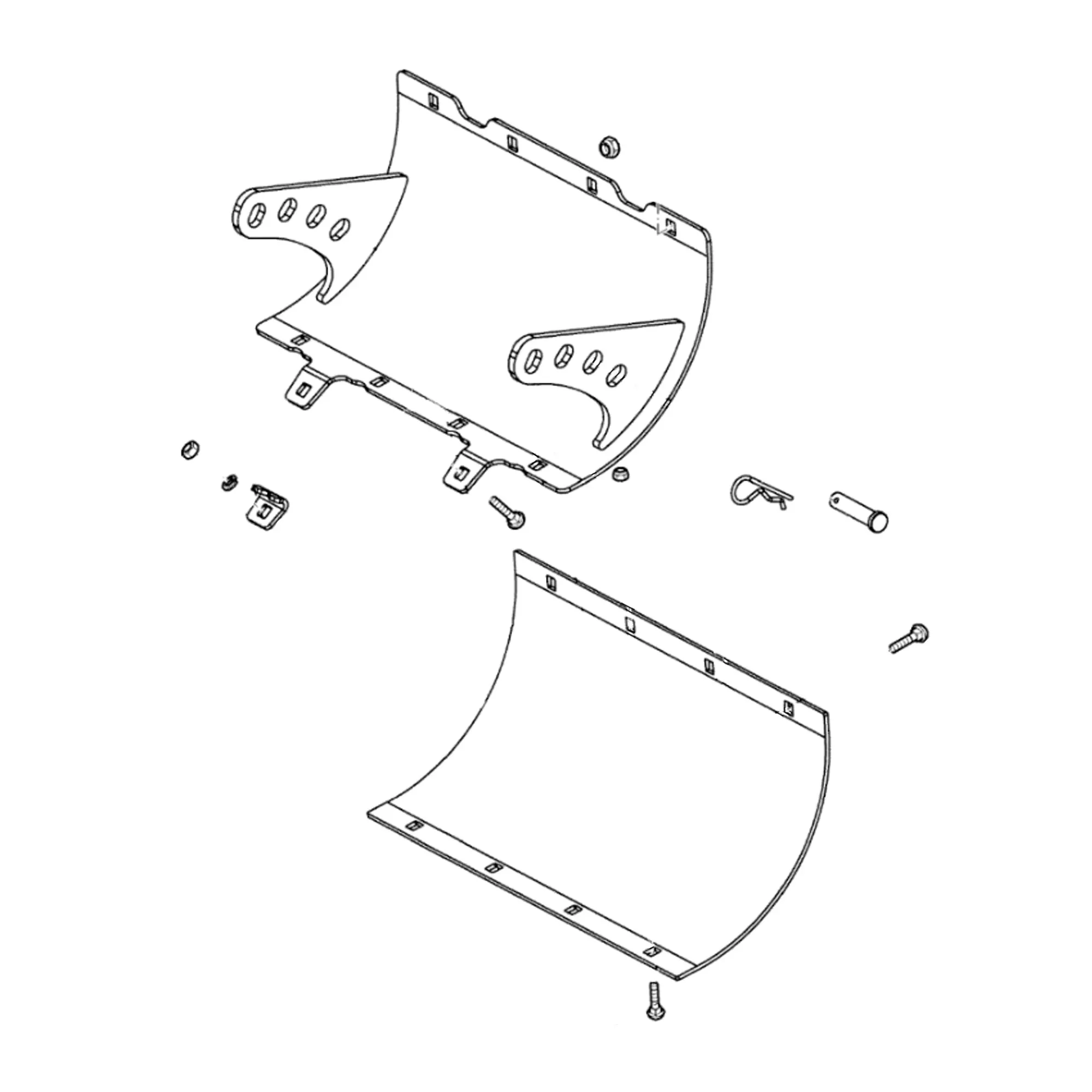 John Deere Additional Skid Shoes Attachment (Pack of 2) - BE32368