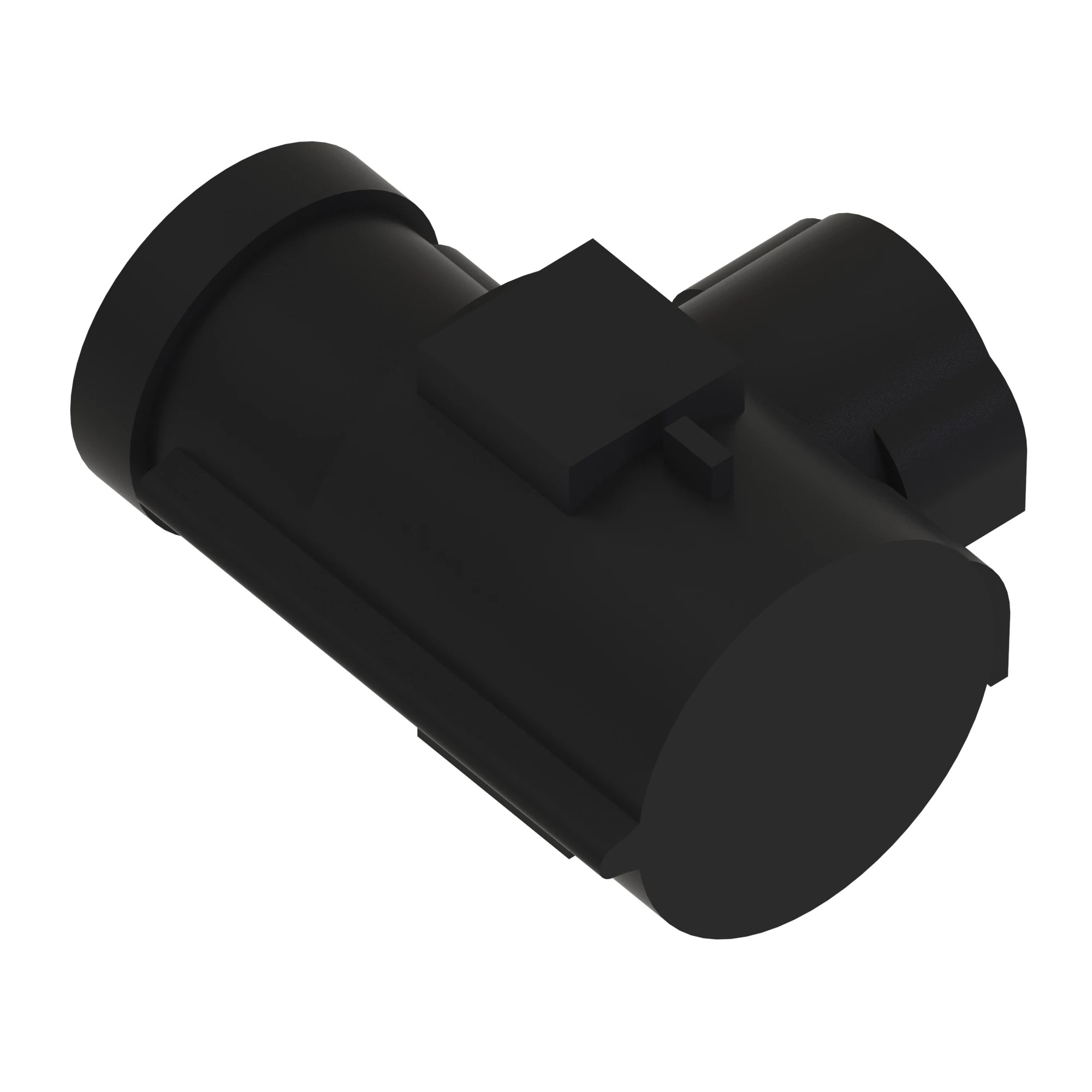 SCHLEMMER T-MANIFOLD BLACK PLSTC