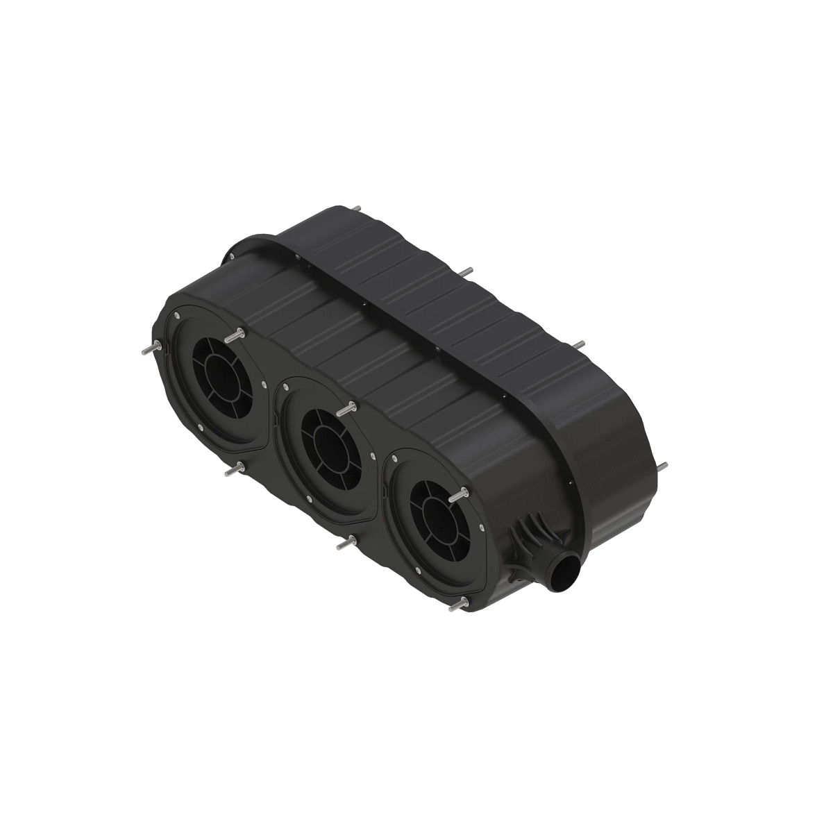 John Deere 3-Tube Air Pre-Cleaner Assembly - AXE10626