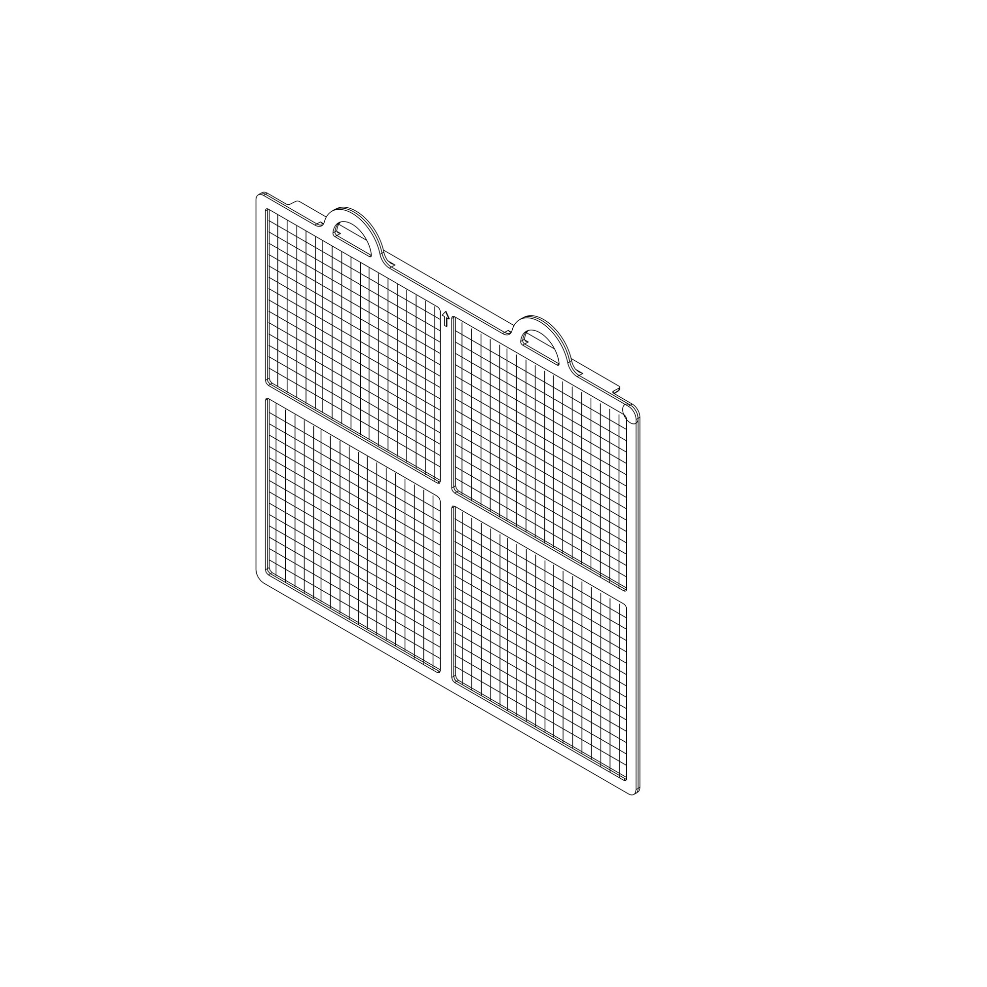 John Deere Radiator Screen - LVA17707