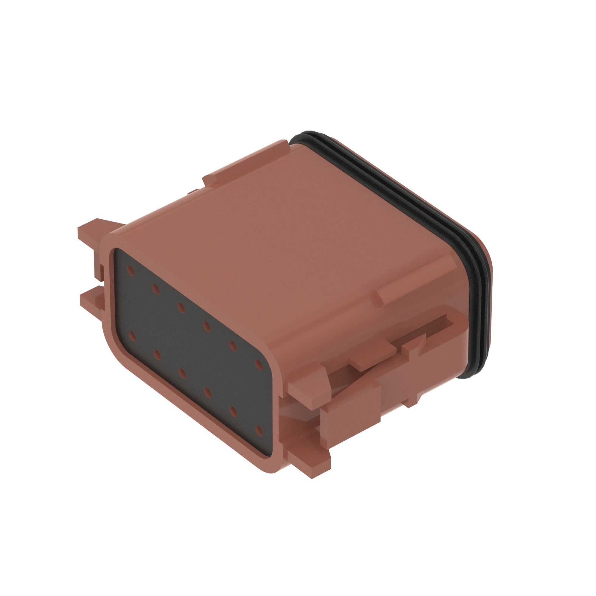 CONN DEUTSCH DT 12W FS BRN PLSTC