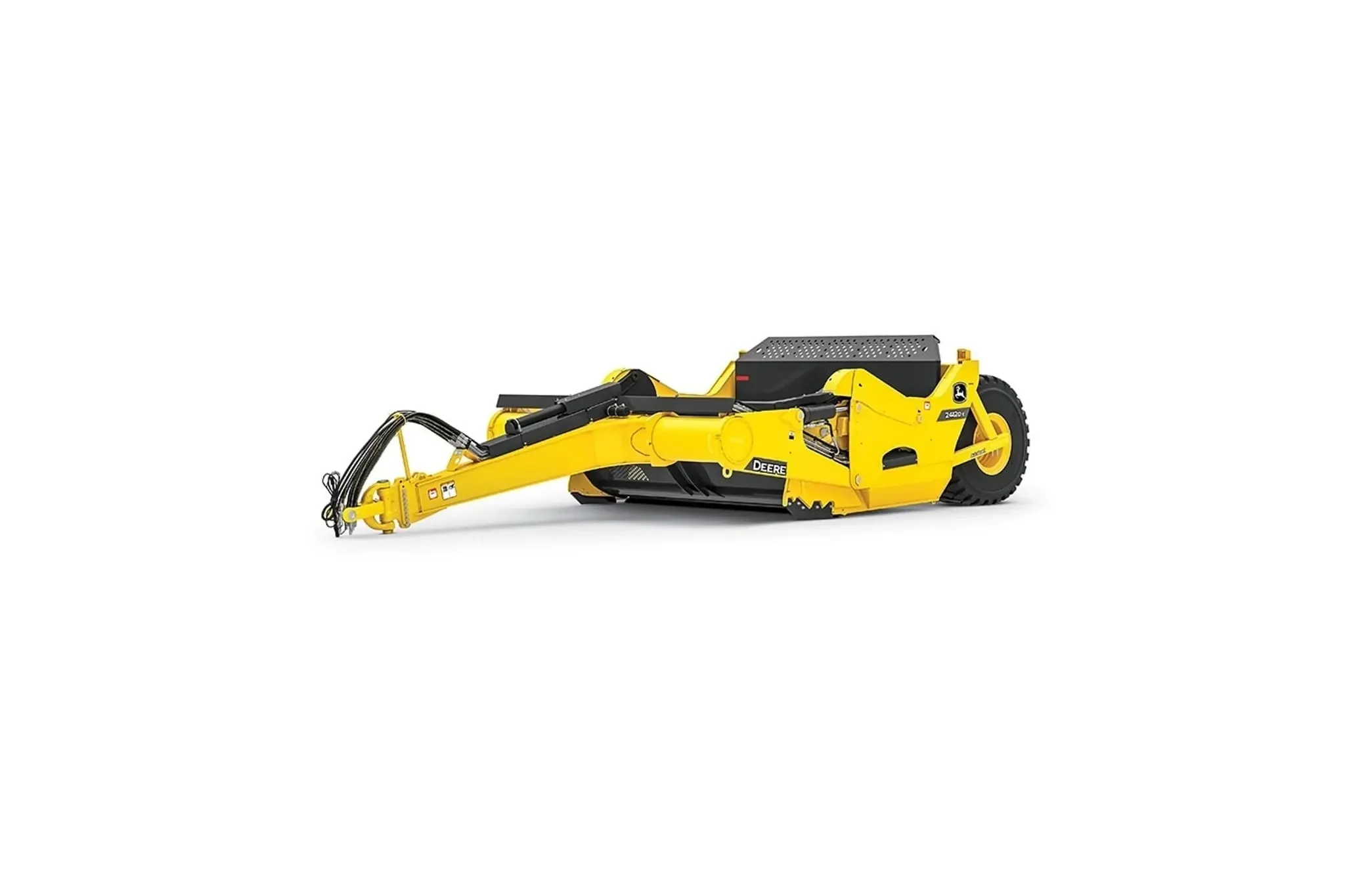 Studio image of a 2412DE 2-Tire Scraper System attachment