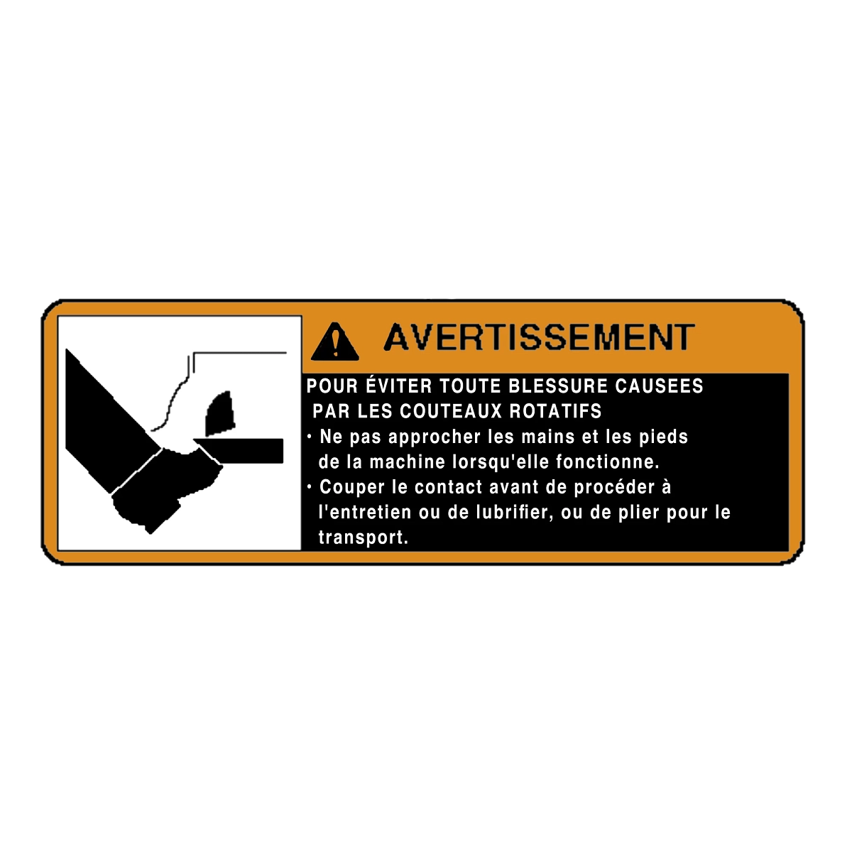 Label (Rotating Knife-French)