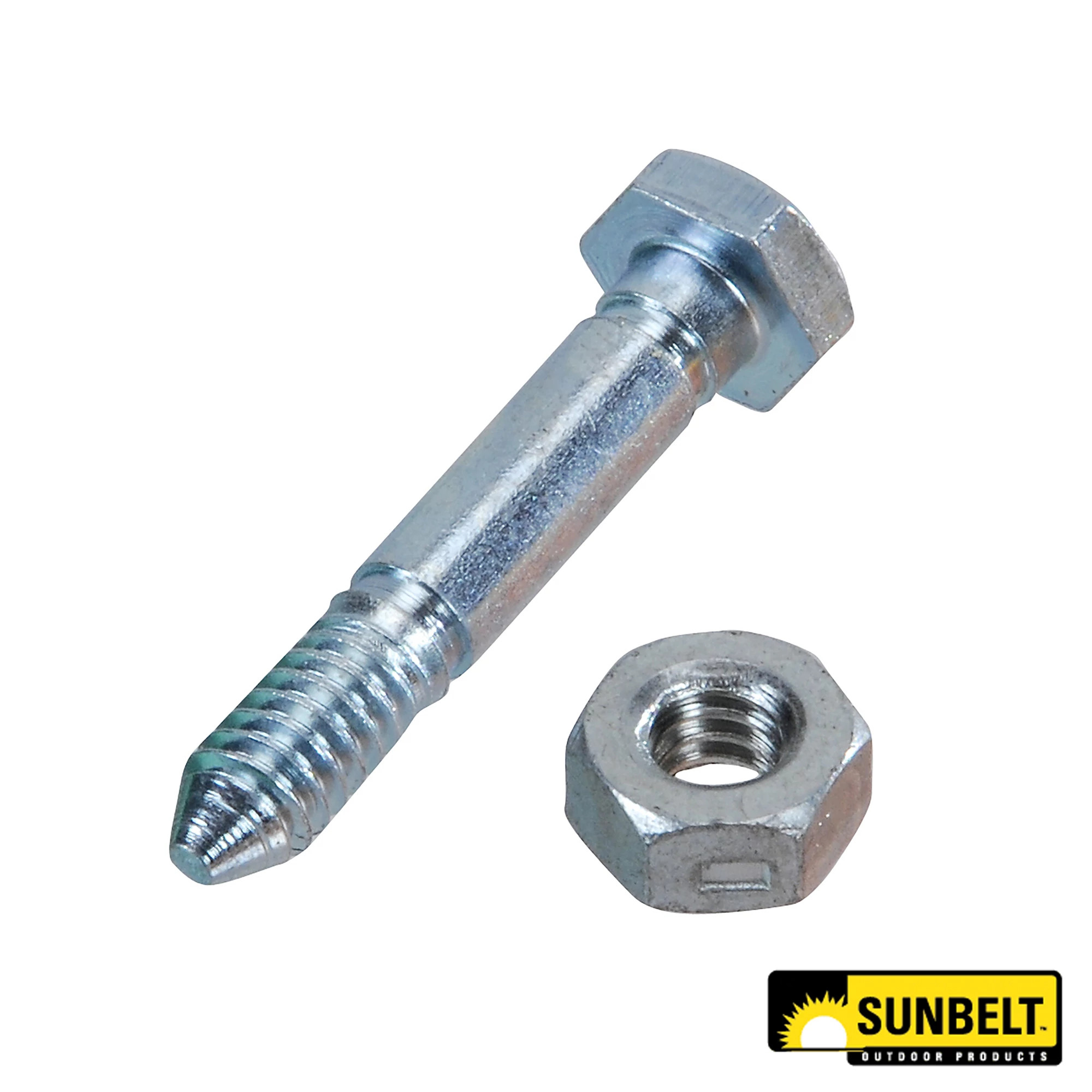 Sunbelt Shear Bolt with Nut, 1/4" X 1-9/16" - A-B1SB918