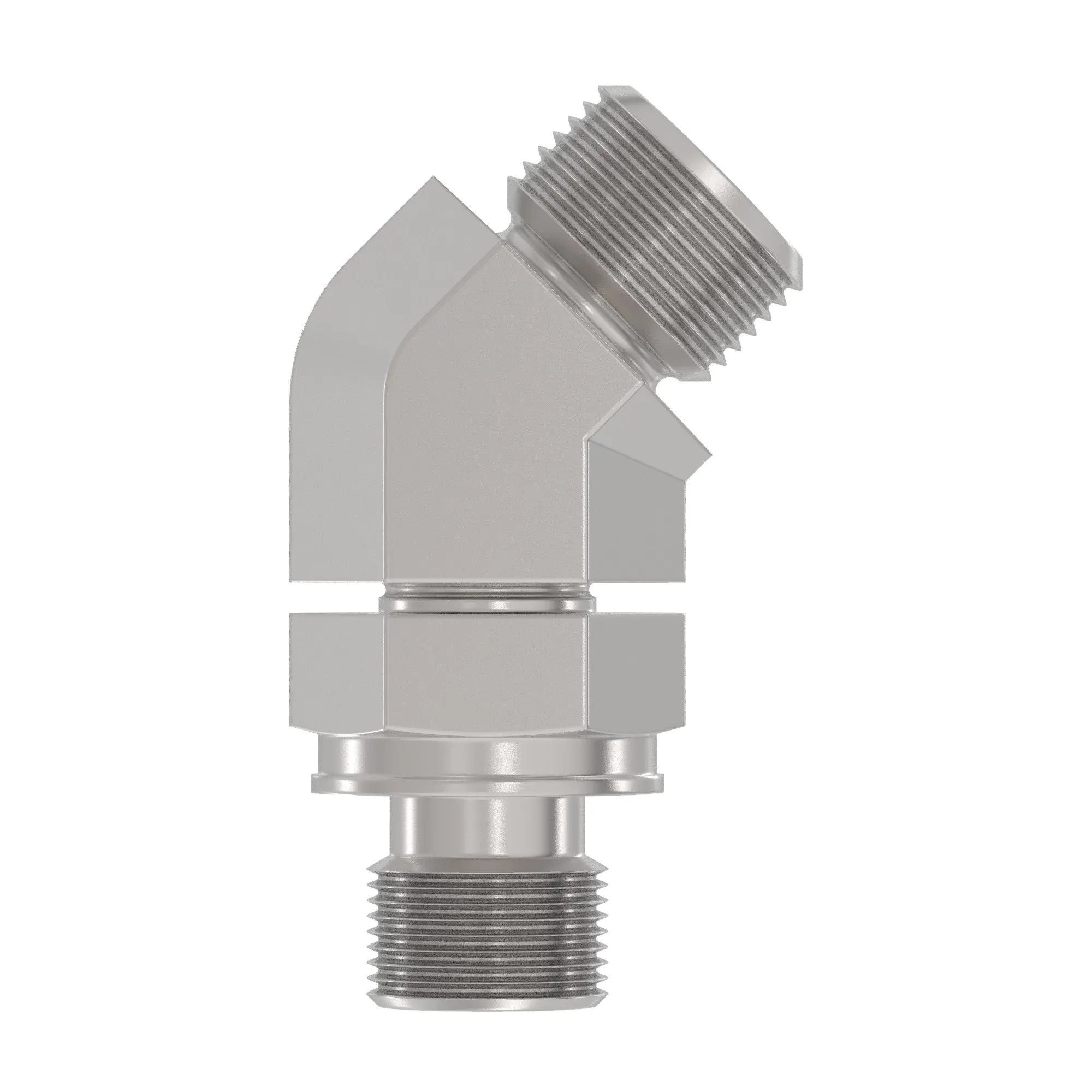 45 DEG ADJ STUD ELBOW (SDE45), ORFS