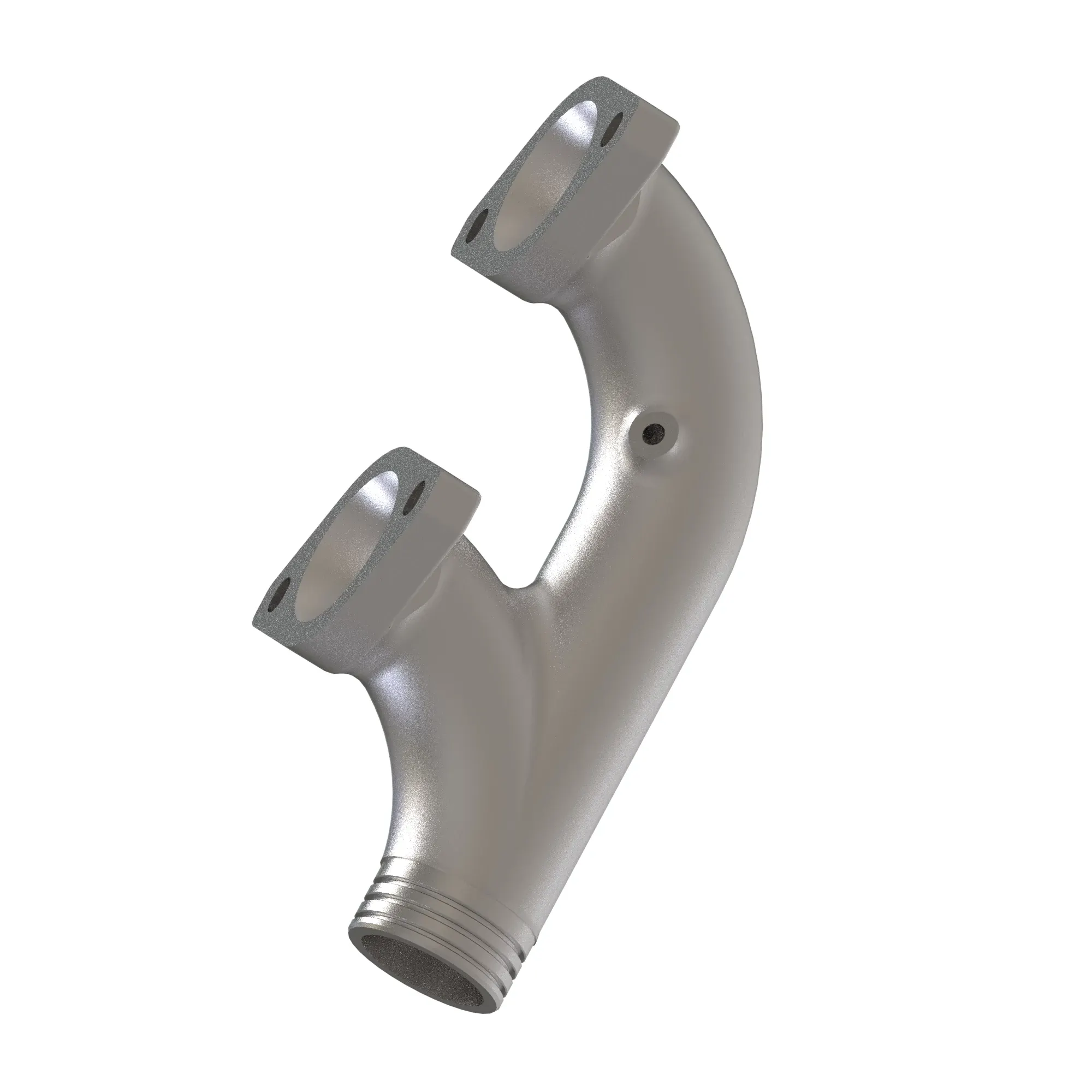EXHAUST MANIFOLD,  END MACHINED PART