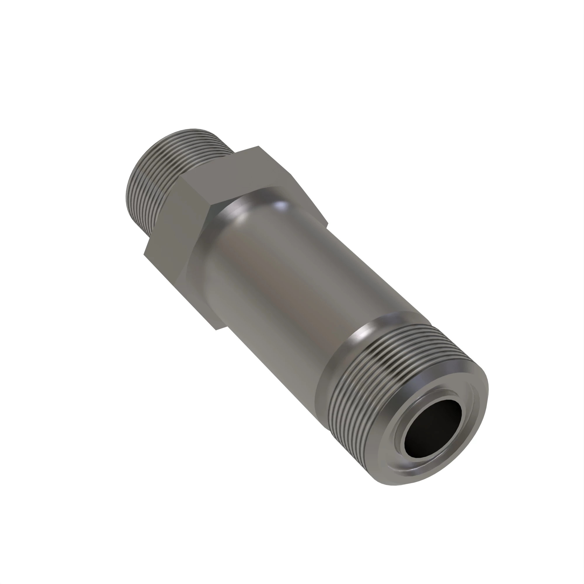 STUD STRGHT, LONG ORFS W/METRIC HEX