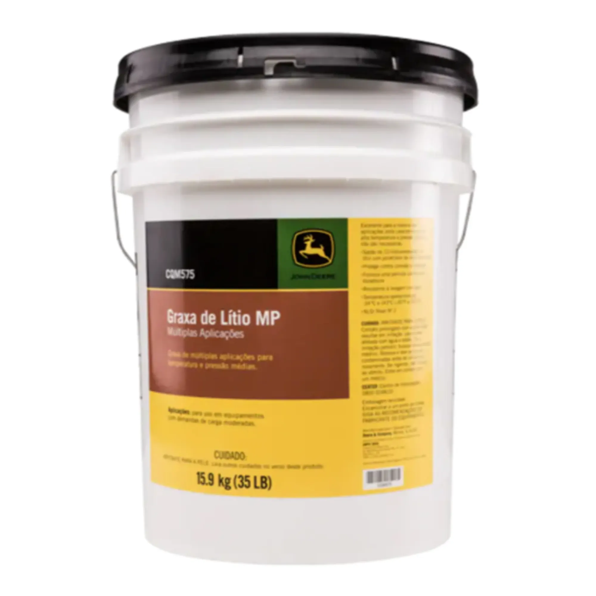 John Deere Multi-Purpose Lithium Grease, 16 kg (35.274 Pound) Bucket - CQM575
