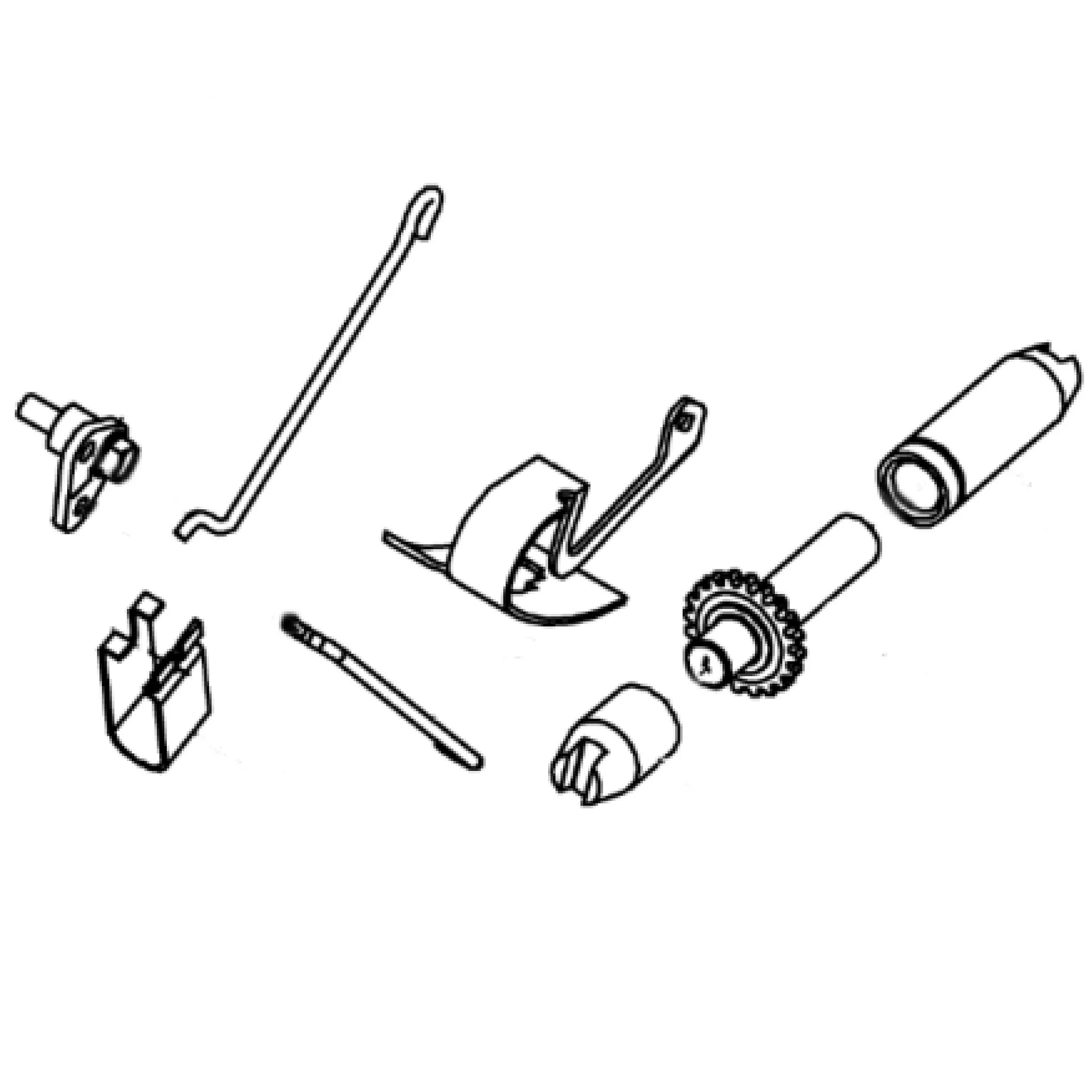 John Deere Brake Drum Adjuster Kit, Right Side - DE30304