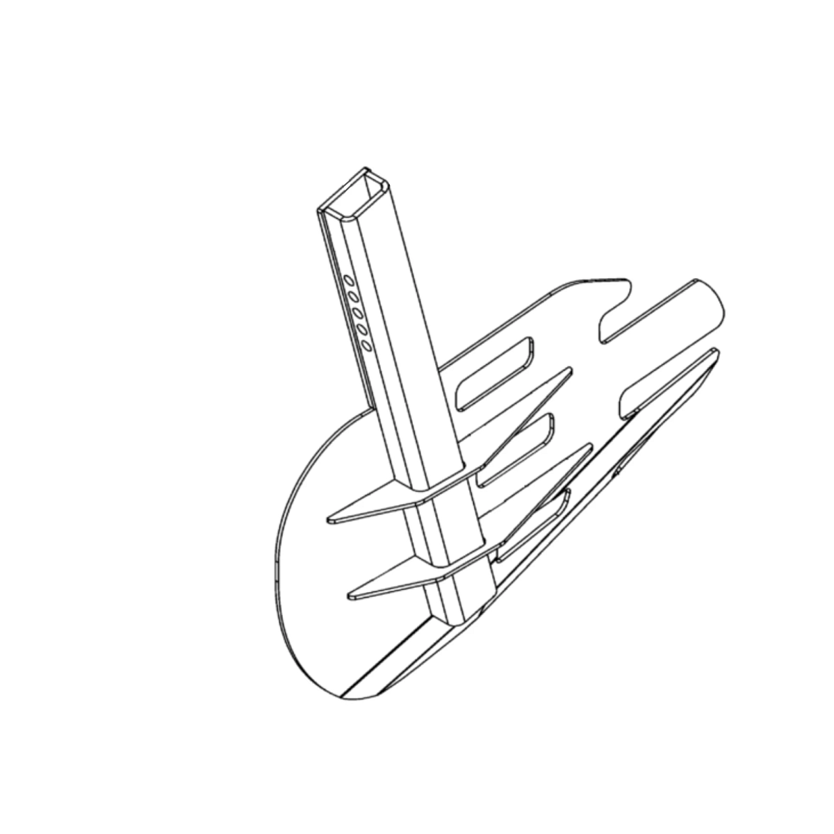 Deflector Plate, 5°