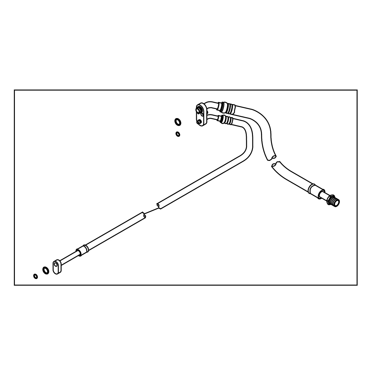 John Deere Air Conditioner Line Hose - ER261168
