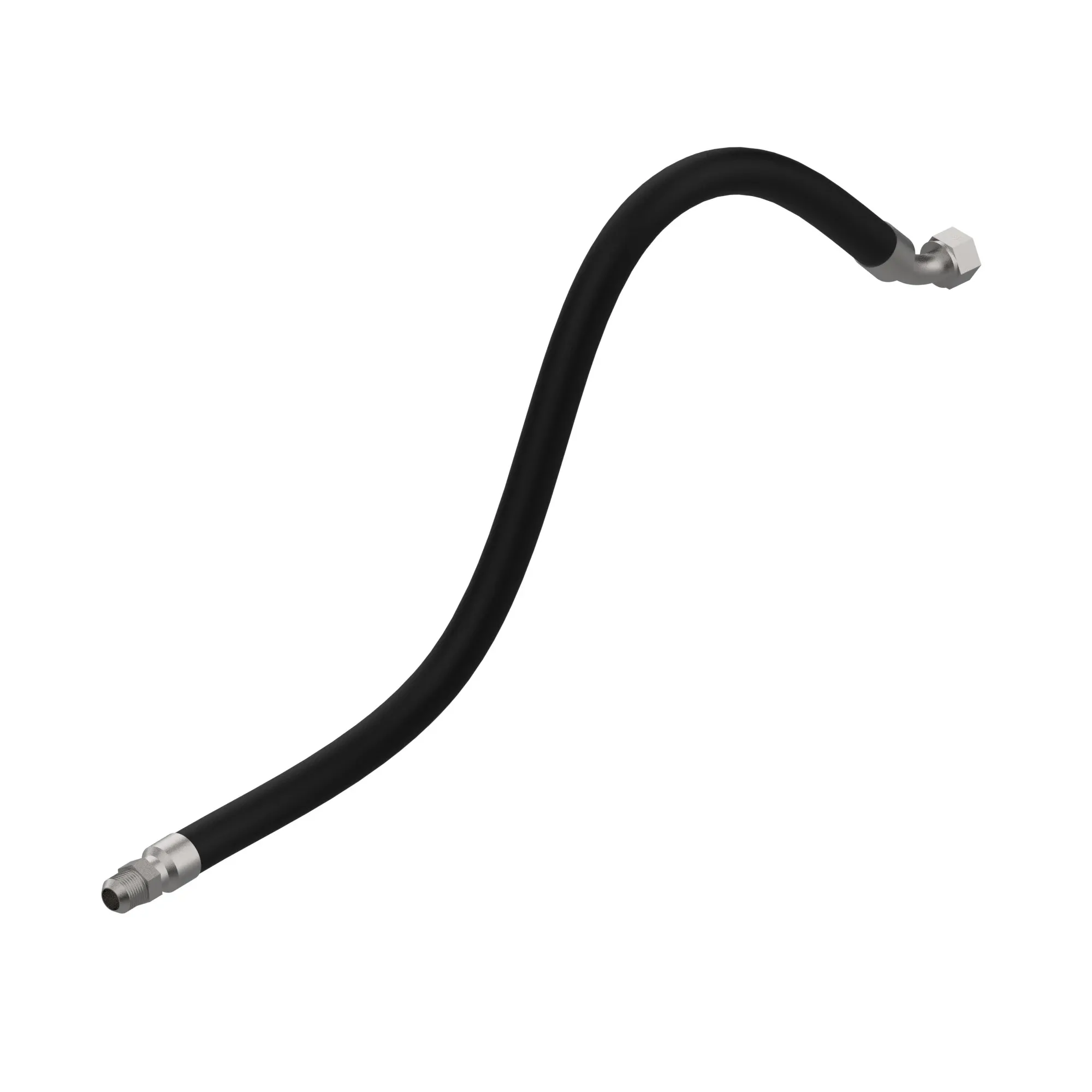 John Deere Boom Extension In Hydraulic Cylinder Hose - F070256