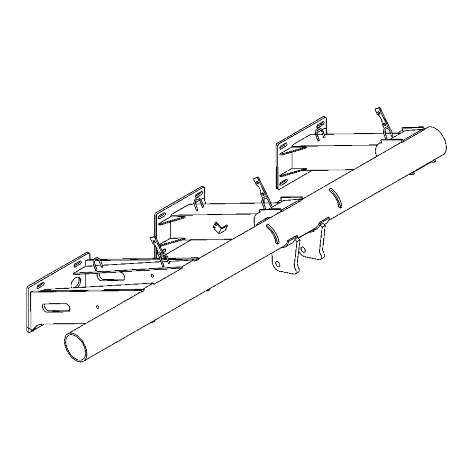 John Deere Rear Center Frame Heavy Duty Rockshaft, Left Side - AA89233