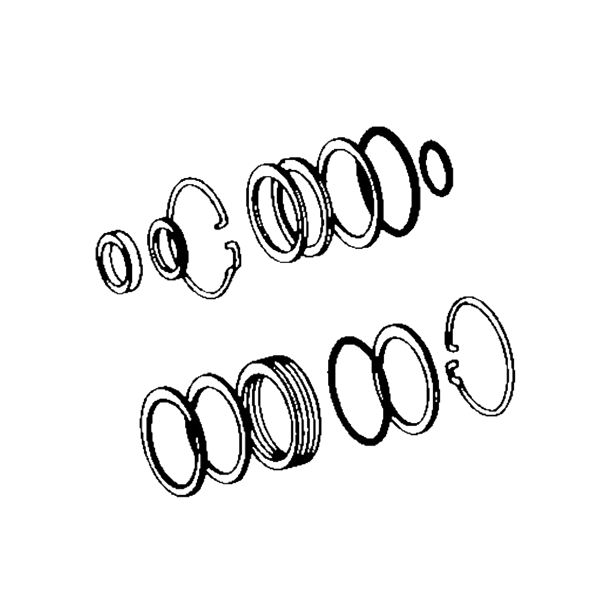 John Deere Hydraulic Cylinder Rod Seal Kit - AH176569