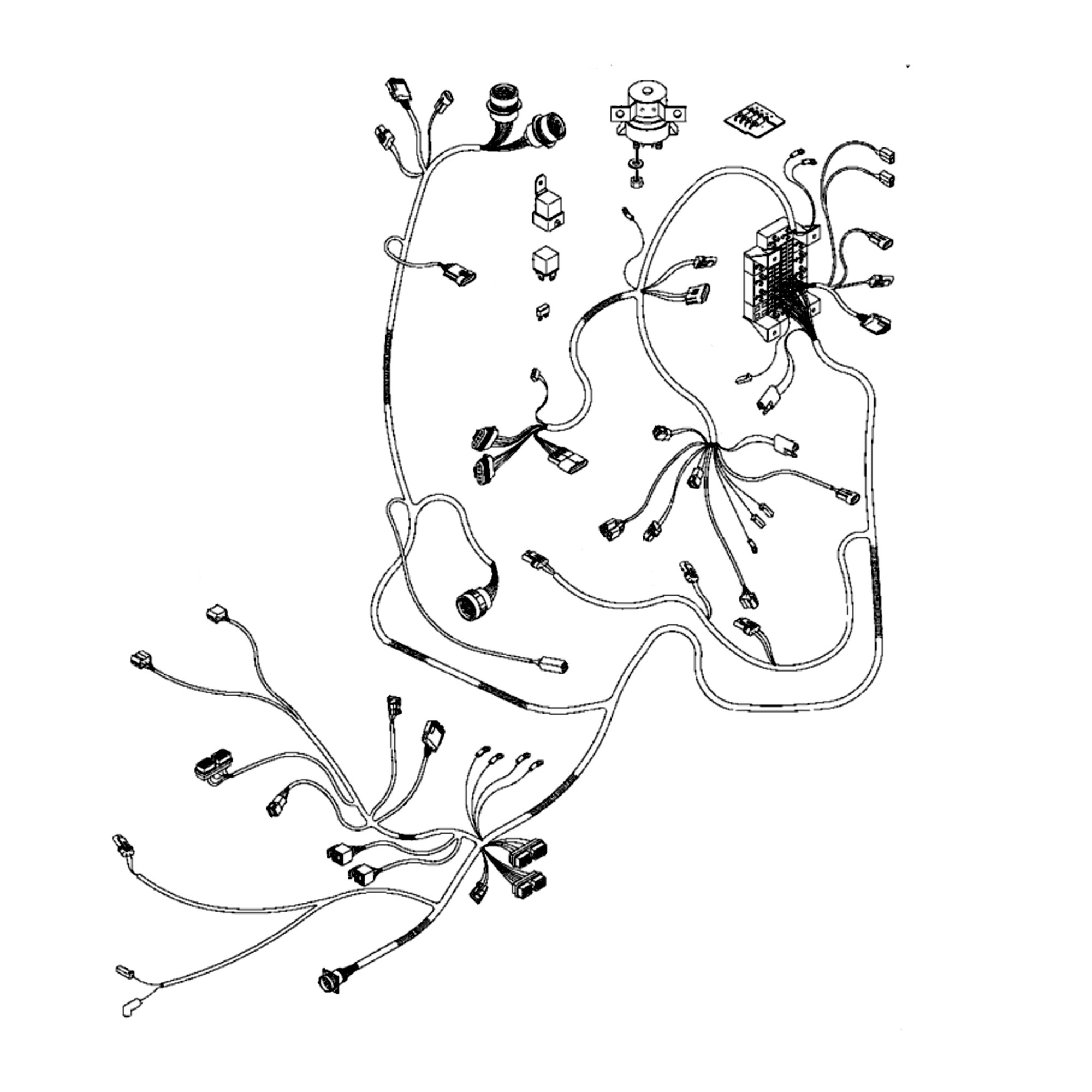 John Deere Torque Converter Load Center Harness - AT311744