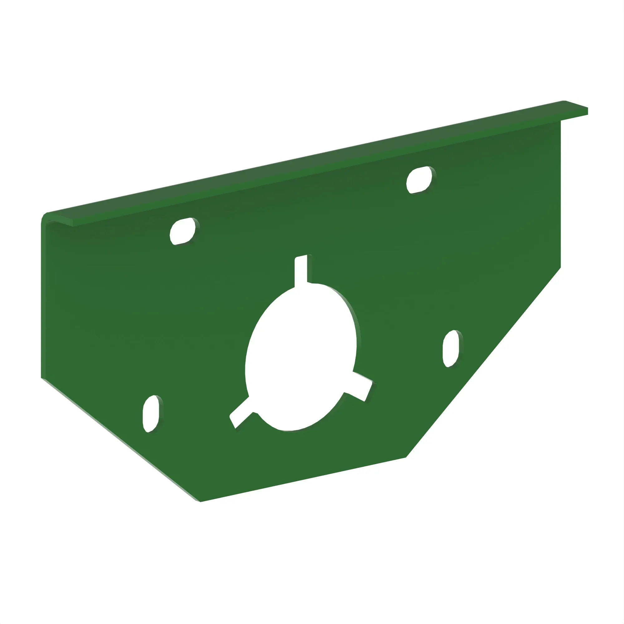 PLATE, LOWER CLEAN GRAIN CROSS AUGE