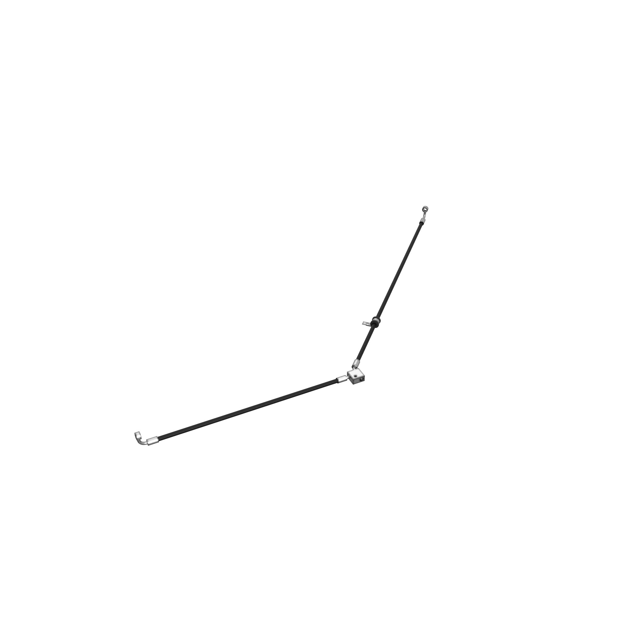 BRAKE LINE, REAR FLEX ASSY