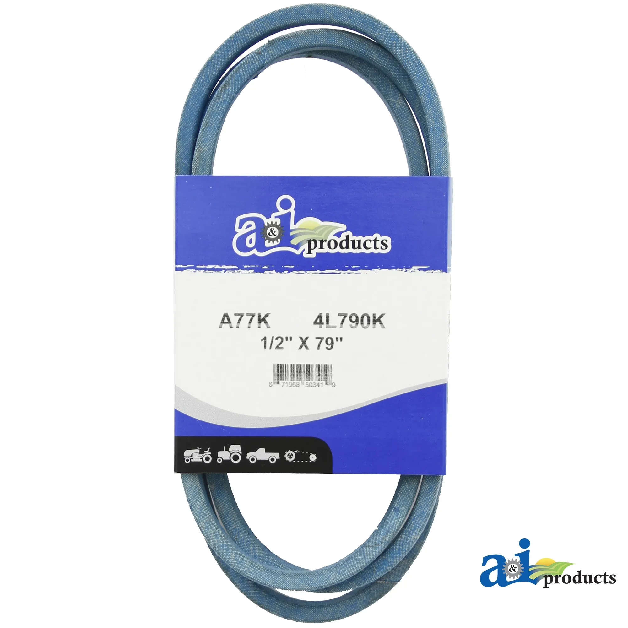 A&I Products Mower Deck Drive V-Belt, Effective Length 2007 mm (79 inch) - A-A77K