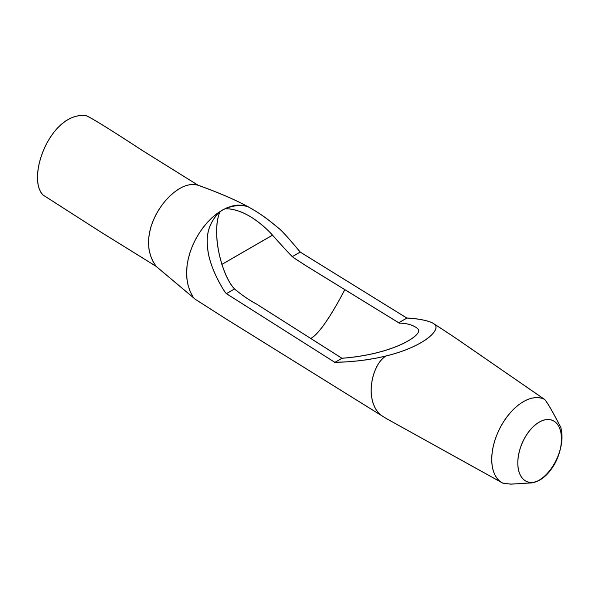 John Deere Open Solid Side Eject Ultra Premium Tine 3/4 MT - TCU35340