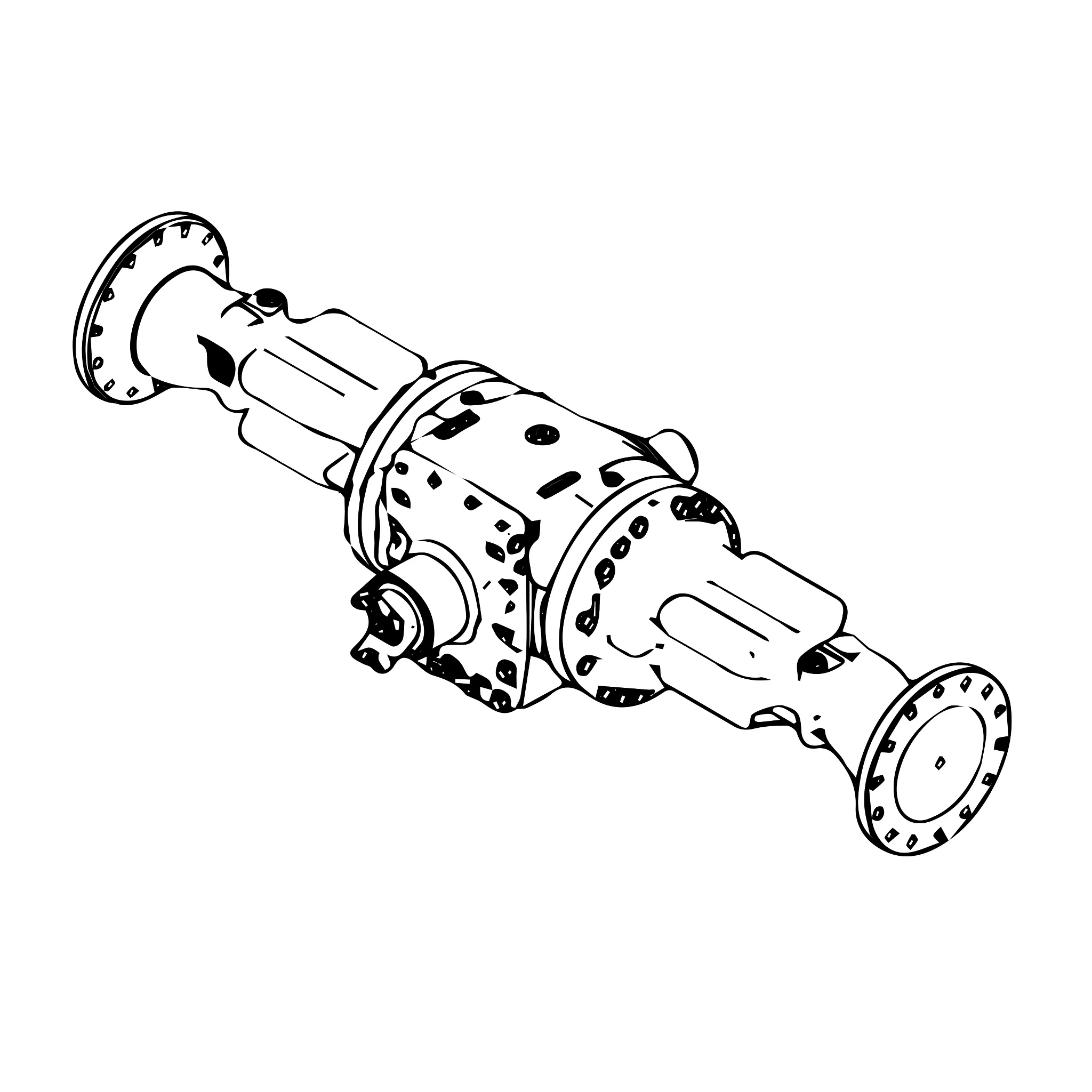 John Deere Reman REMAN Rear Axle Assembly - RM100149