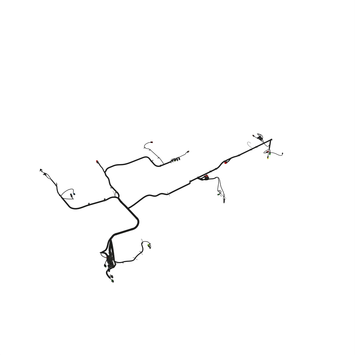 John Deere Control Unit 2 Main Wiring Harness, Left Side - AXE48312
