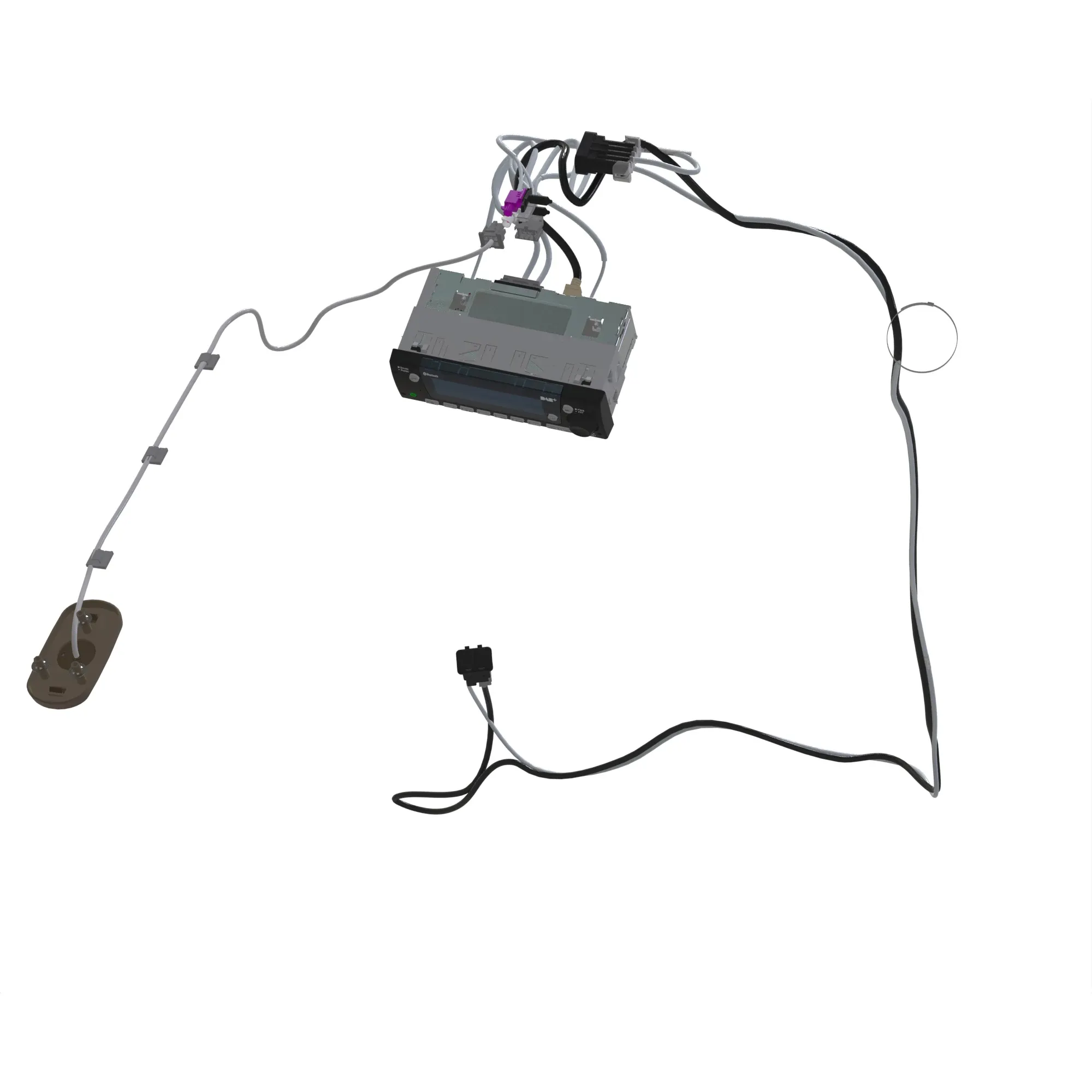 RADIO KIT, AM/FM, WITH BLUETOOTH, W