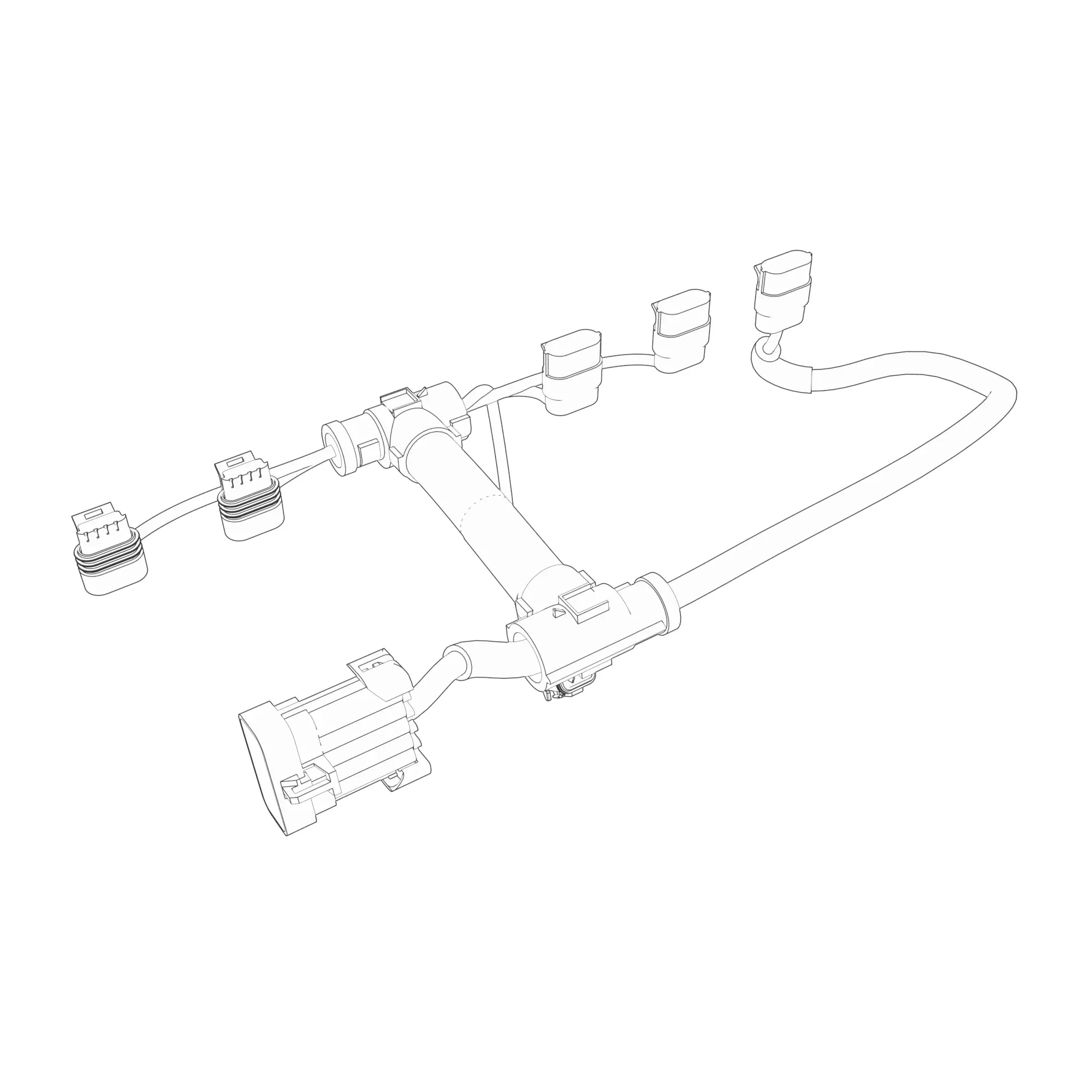 John Deere Front Wiring Harness - AL232271