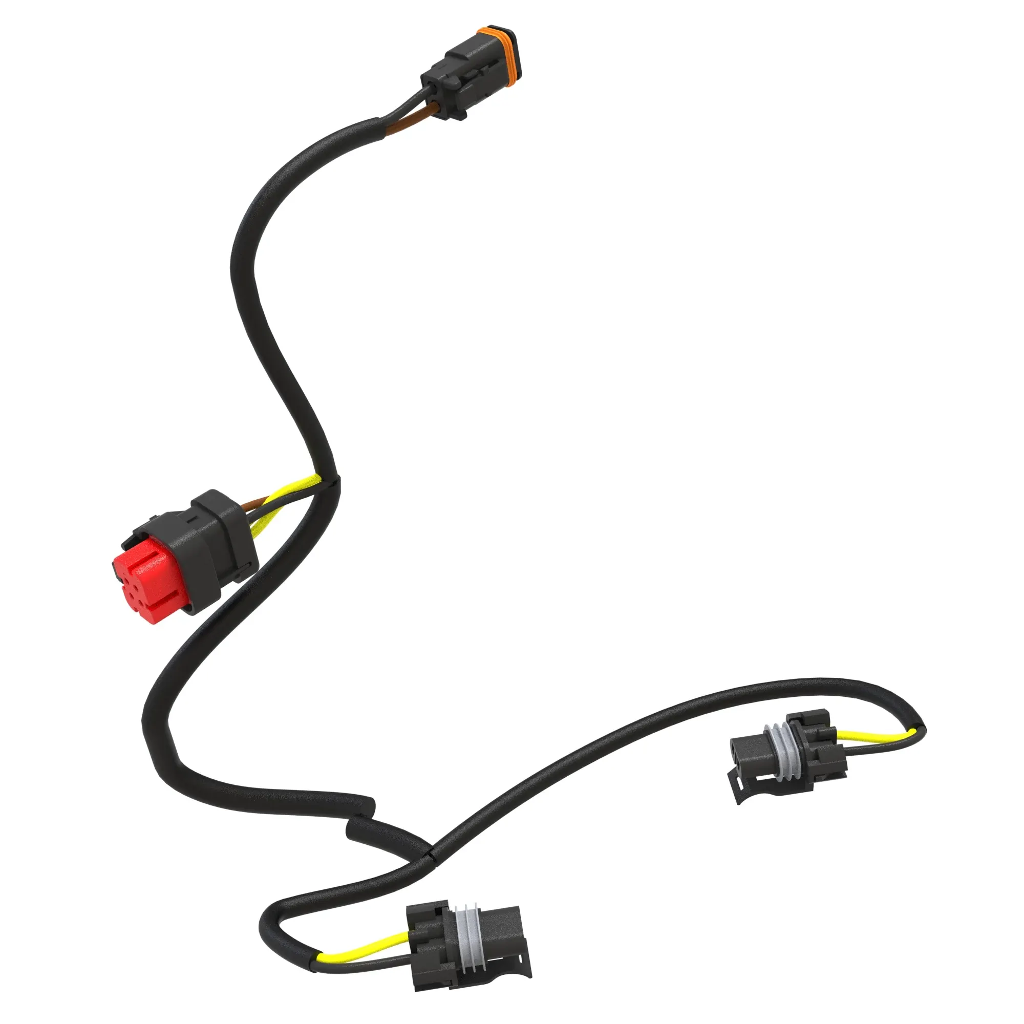 John Deere Cooling Package Wiring Harness Connectors - AT385213