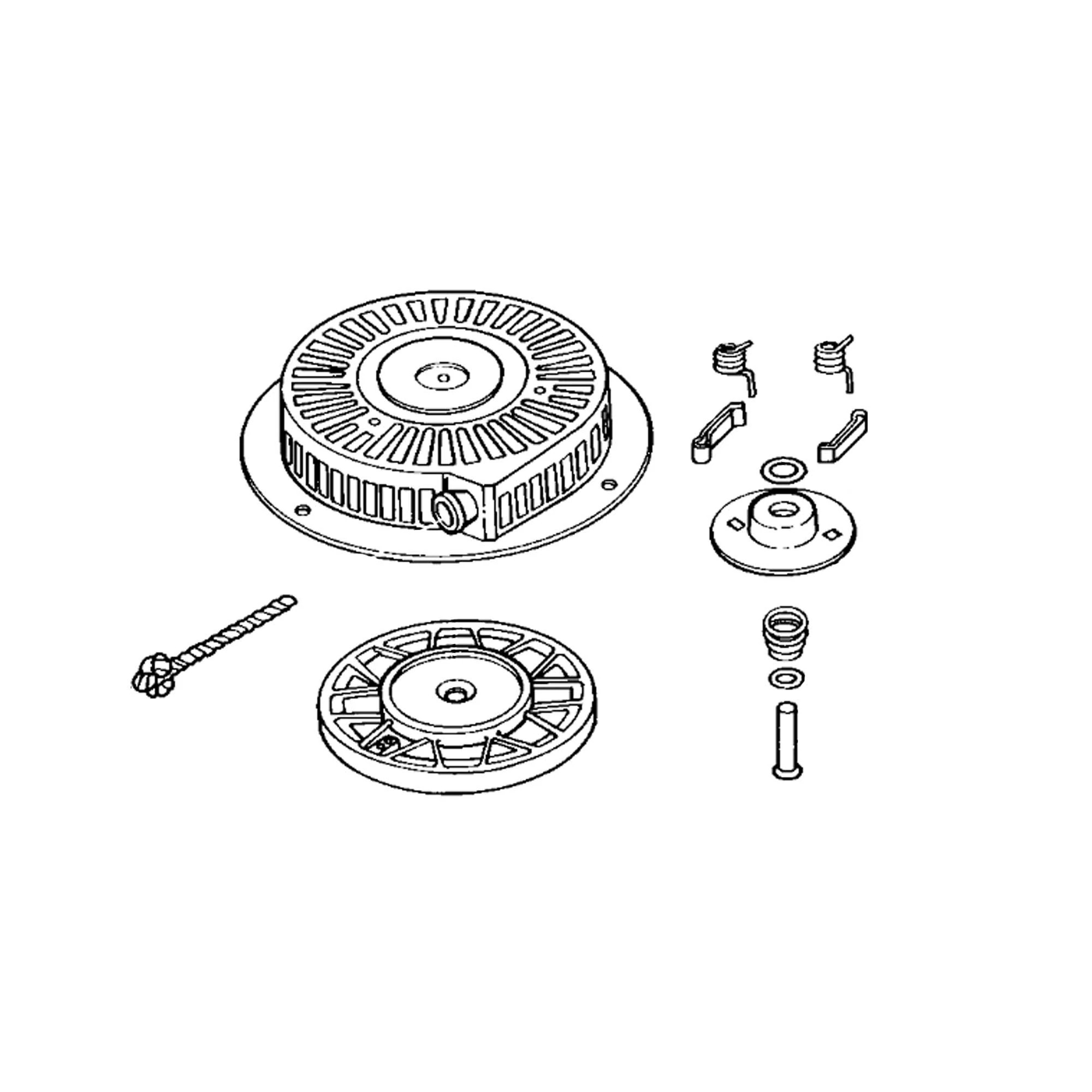 John Deere Recoil Starter   - AM122187