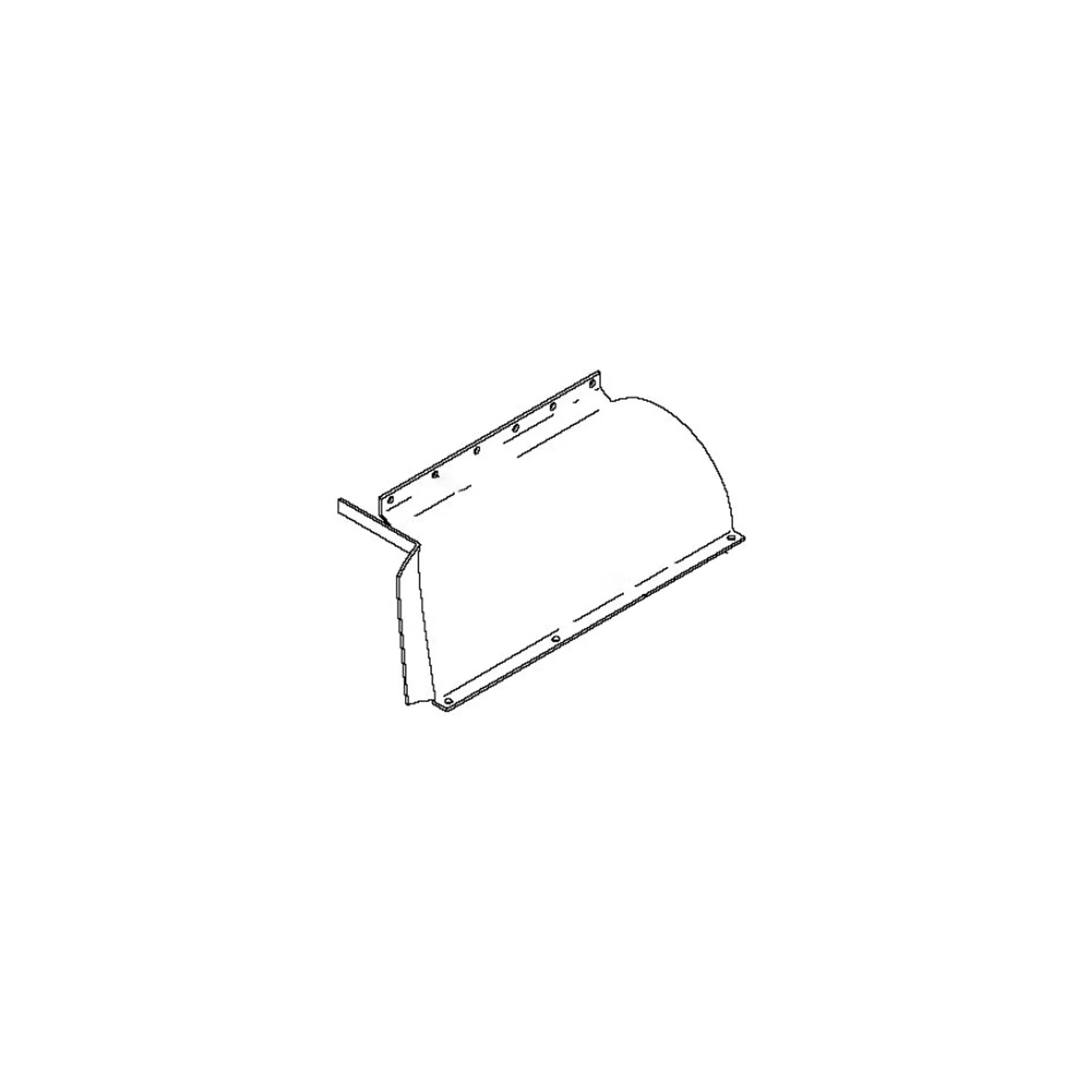 John Deere Front Module Frame Cover, Left Side - AH171037