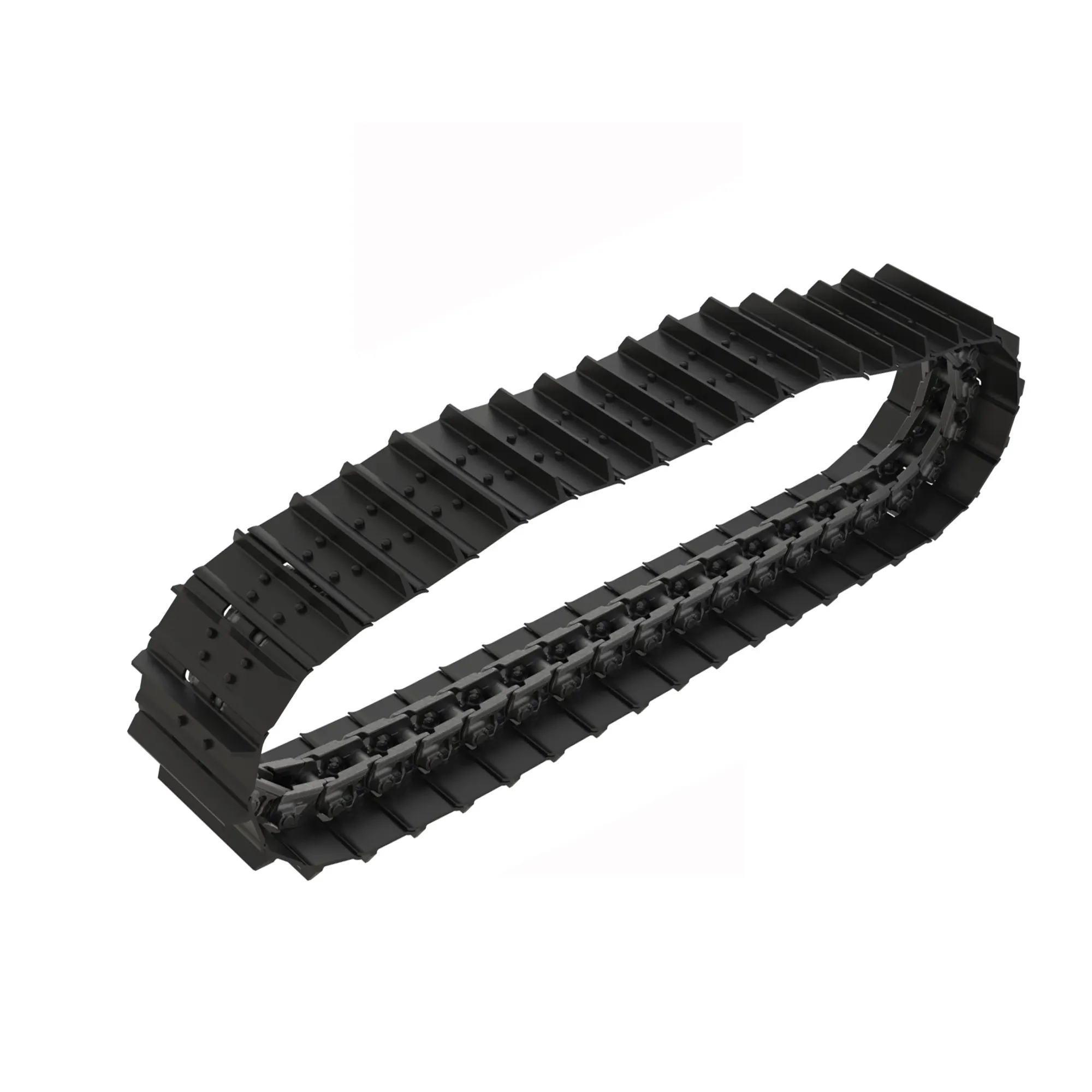 John Deere Lubricated Track Chain Assembly with Shoes - AT327375