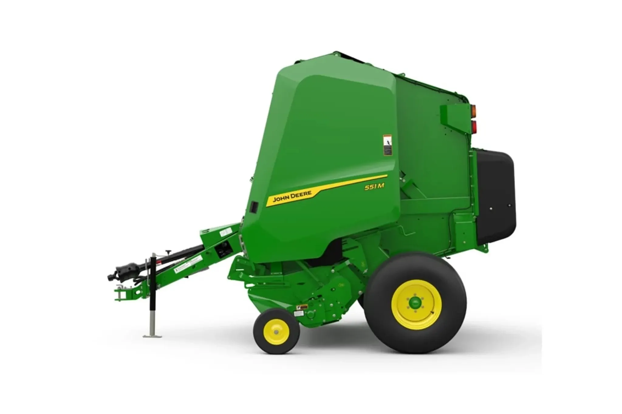 Side left studio view of 551M Round Baler