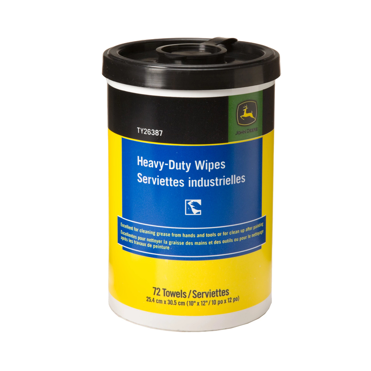 John Deere Heavy-Duty Wipes, 72 Towels/Serviettes - TY26387