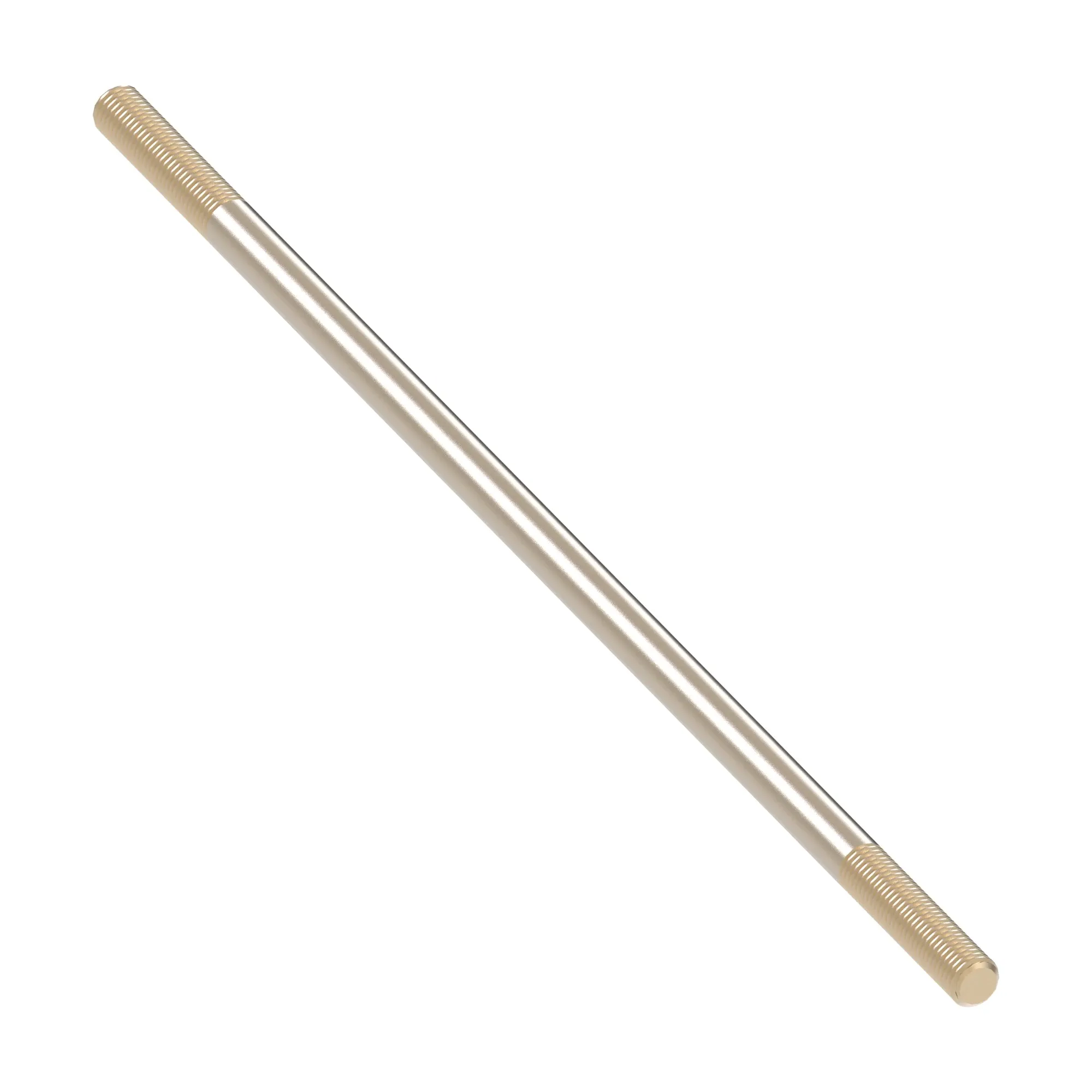 THREADED ROD, 1/4-28 x 8.25"L GR5-YZ
