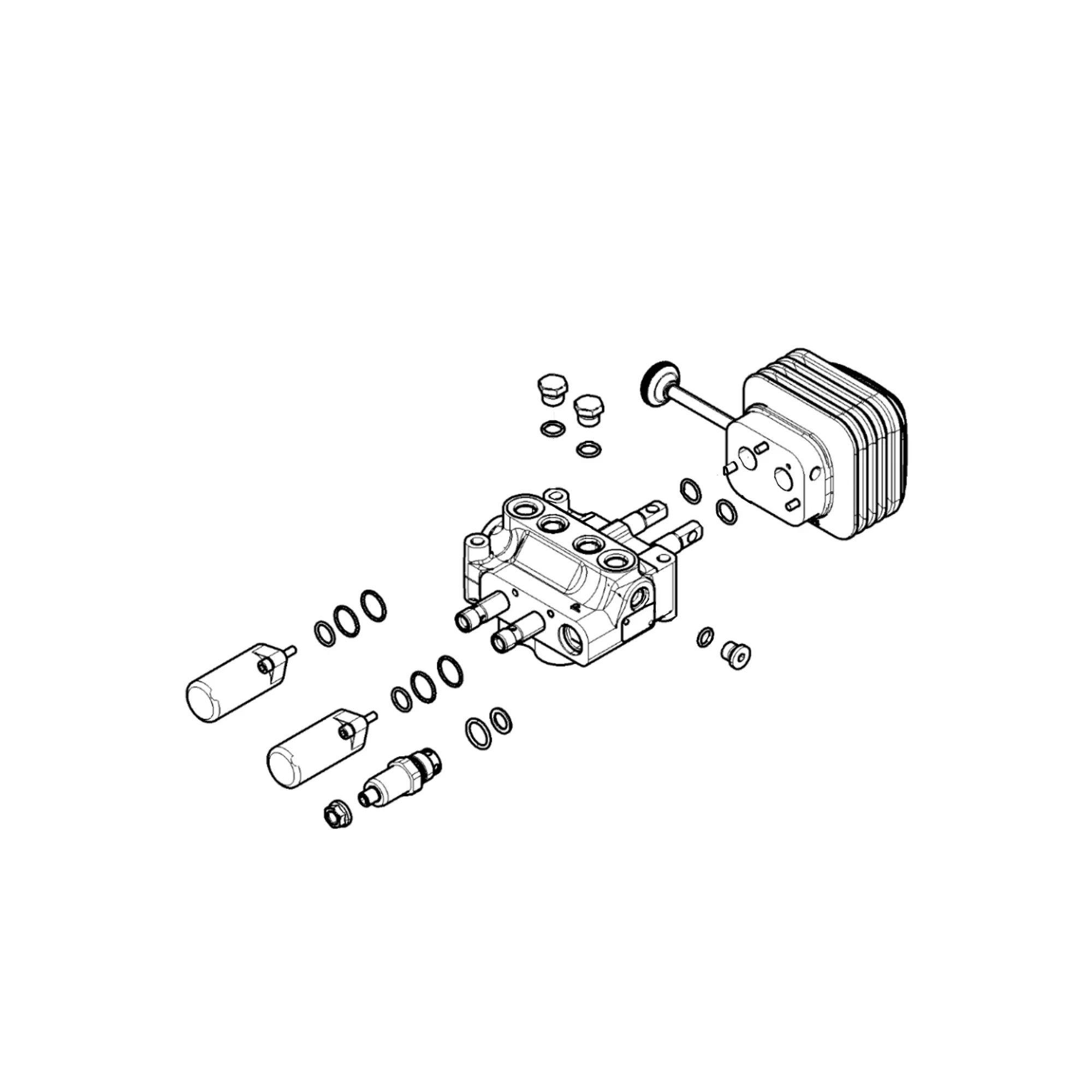 John Deere Manual Hydraulic Valve Spool Lock Kit - LVA16974