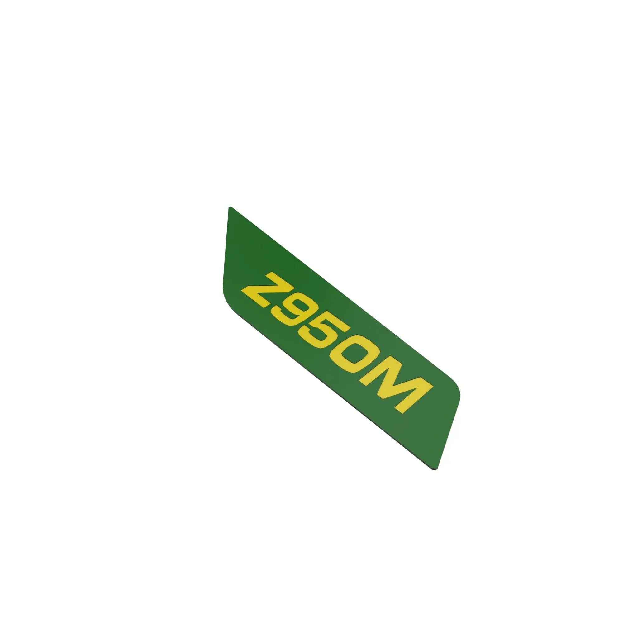 John Deere Model Number Label, Right Side - TCU37461