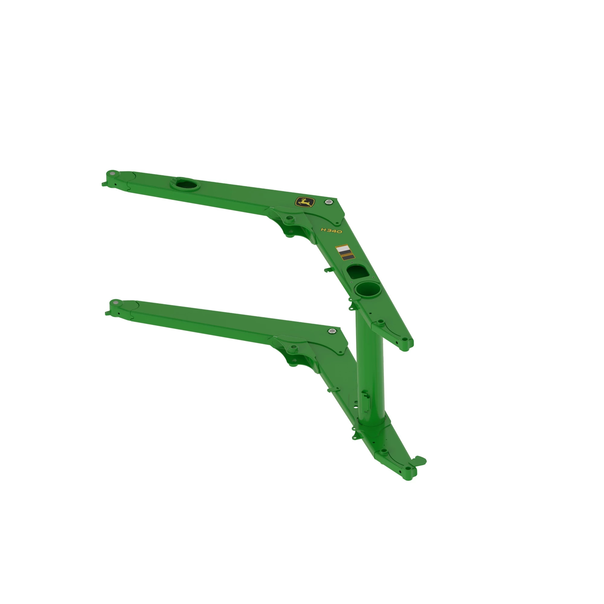 LOADER BOOM, BOOM, PAINTED AND