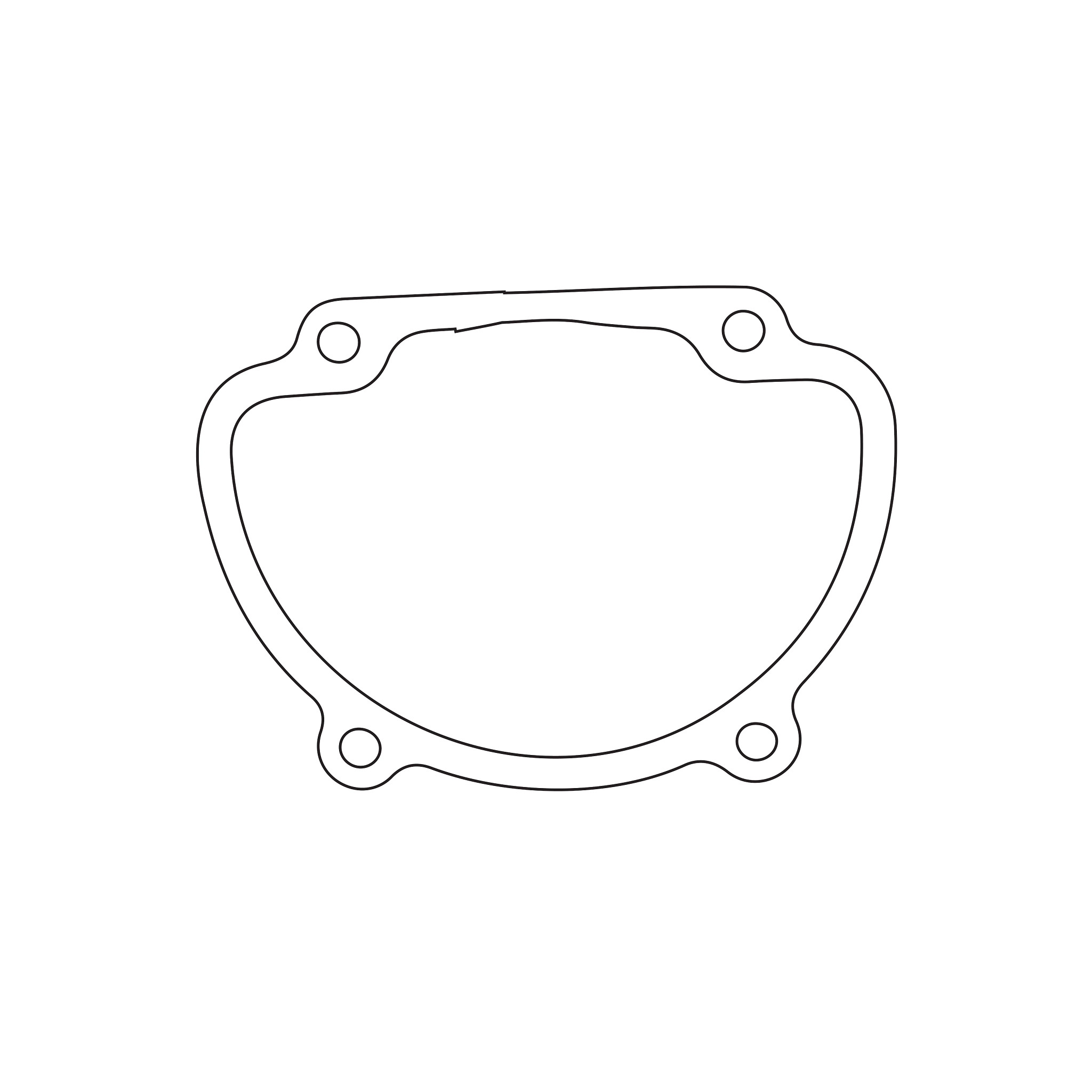 John Deere Side Cover Gasket - M2839T