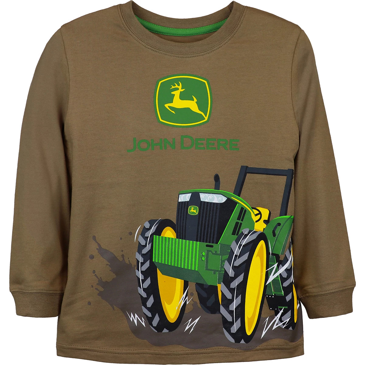 Kids Muddy Tractor Long Sleeve T-Shirt