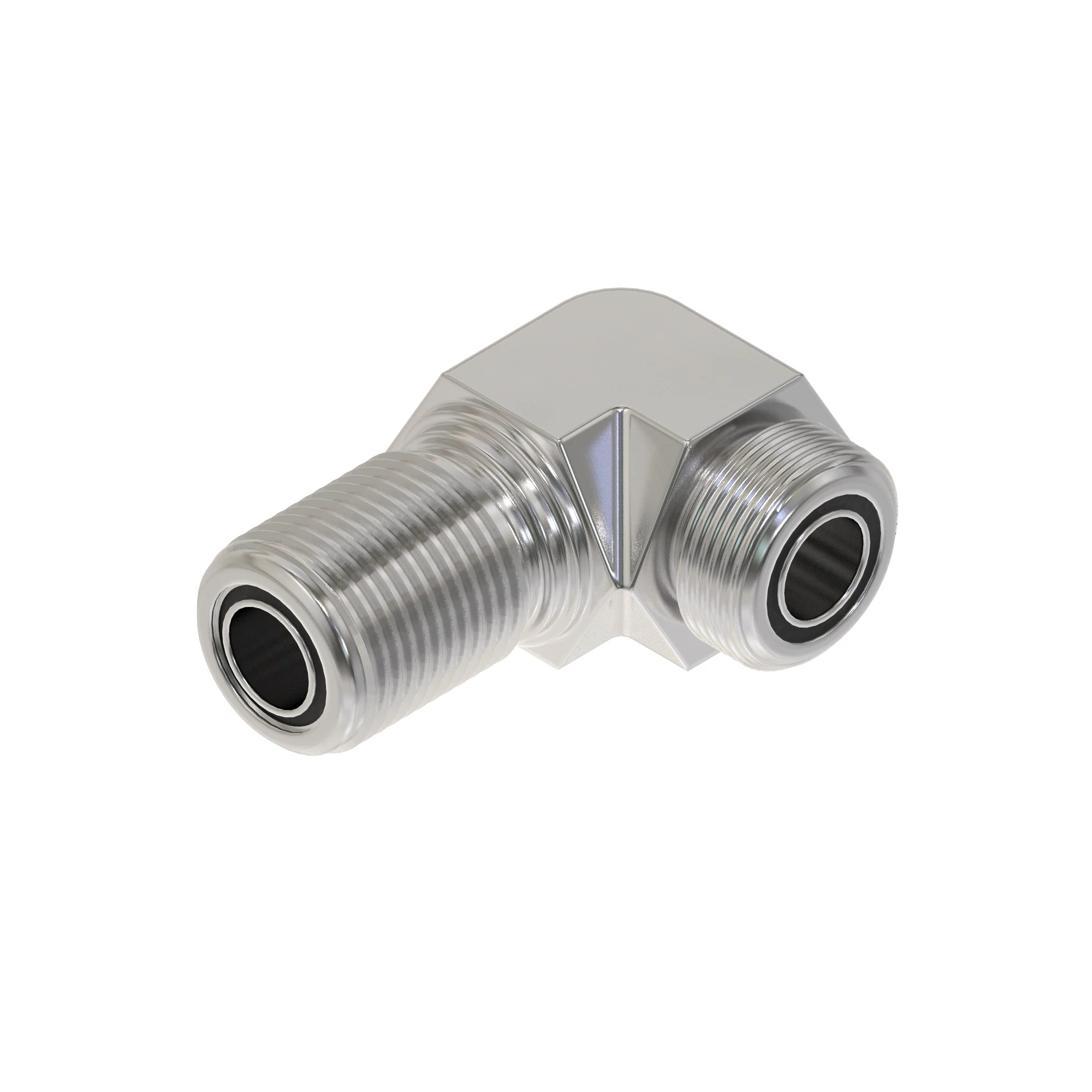 90 DEG BULKHEAD ELBOW,O-RING FSF