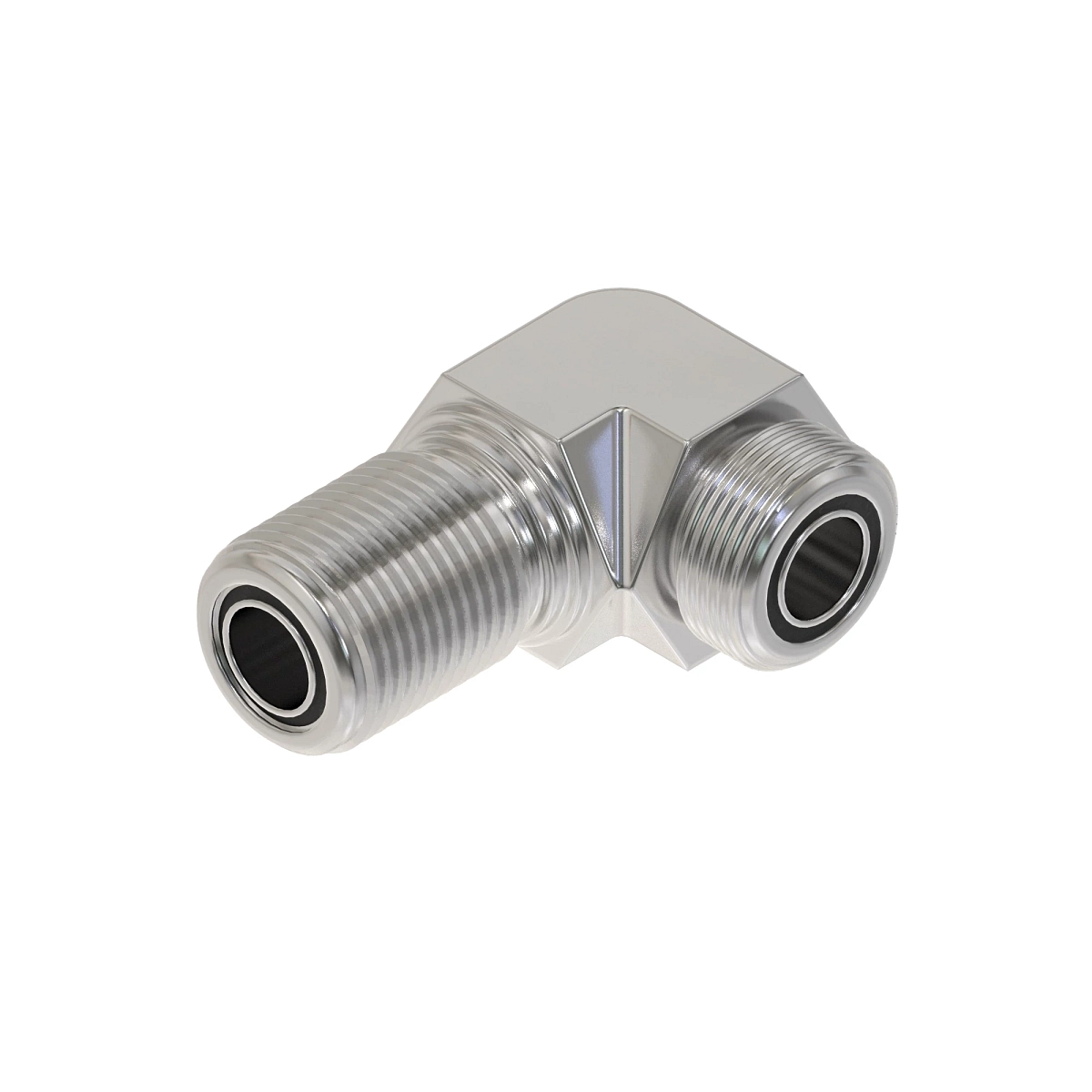 90 Deg Bulkhead Elbow, O-Ring FSF