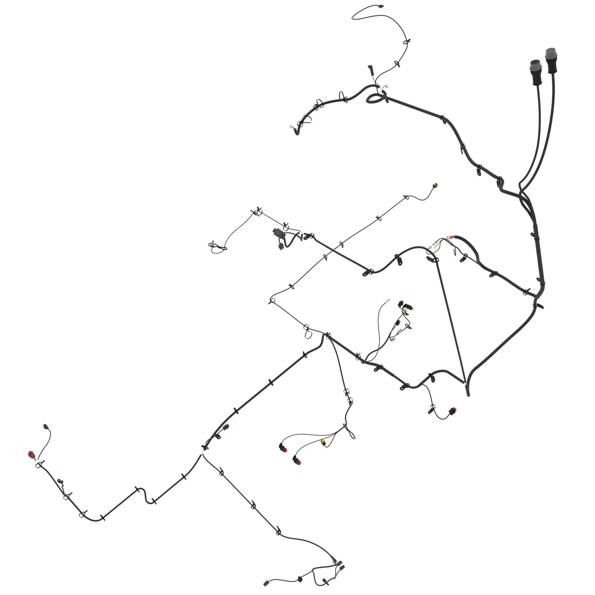 John Deere Engine Wiring Harness, Tier 2 - AXE17406